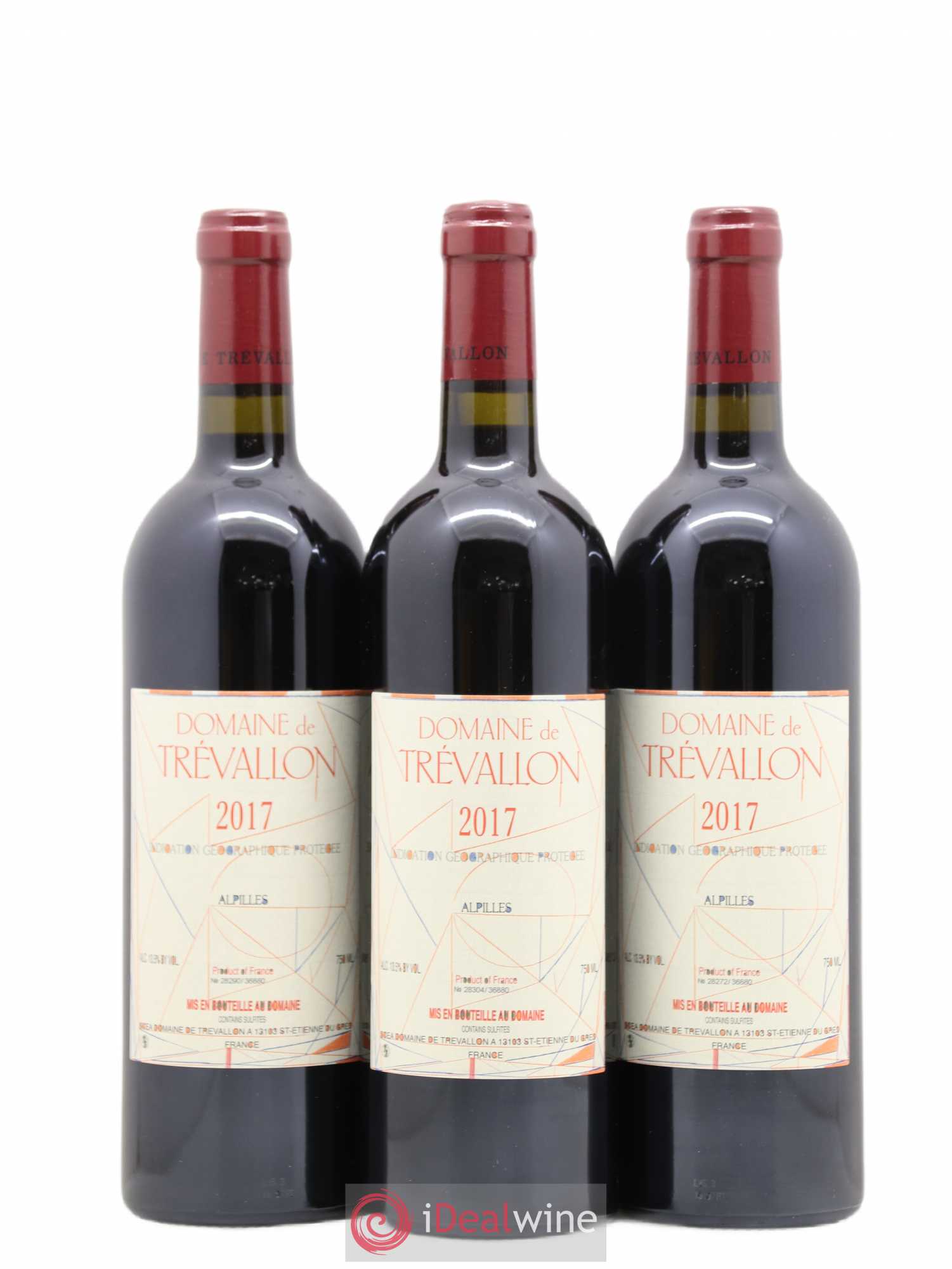 Alpilles Trévallon (Domaine de) Eloi Dürrbach 2017 - Lot de 3 bouteilles - 0