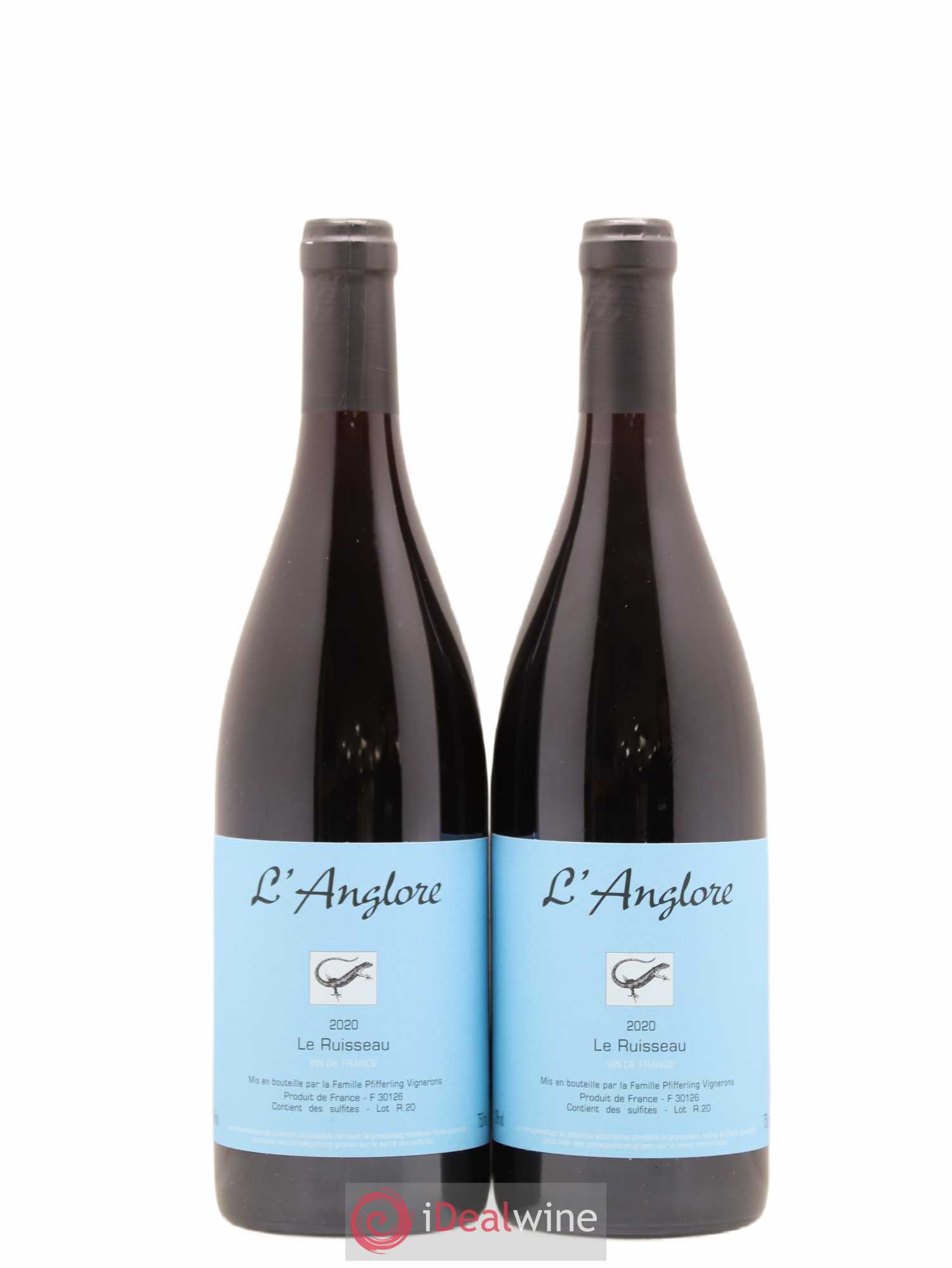 Vin de France Le Ruisseau L'Anglore 2020 - Lot de 2 bouteilles - 0