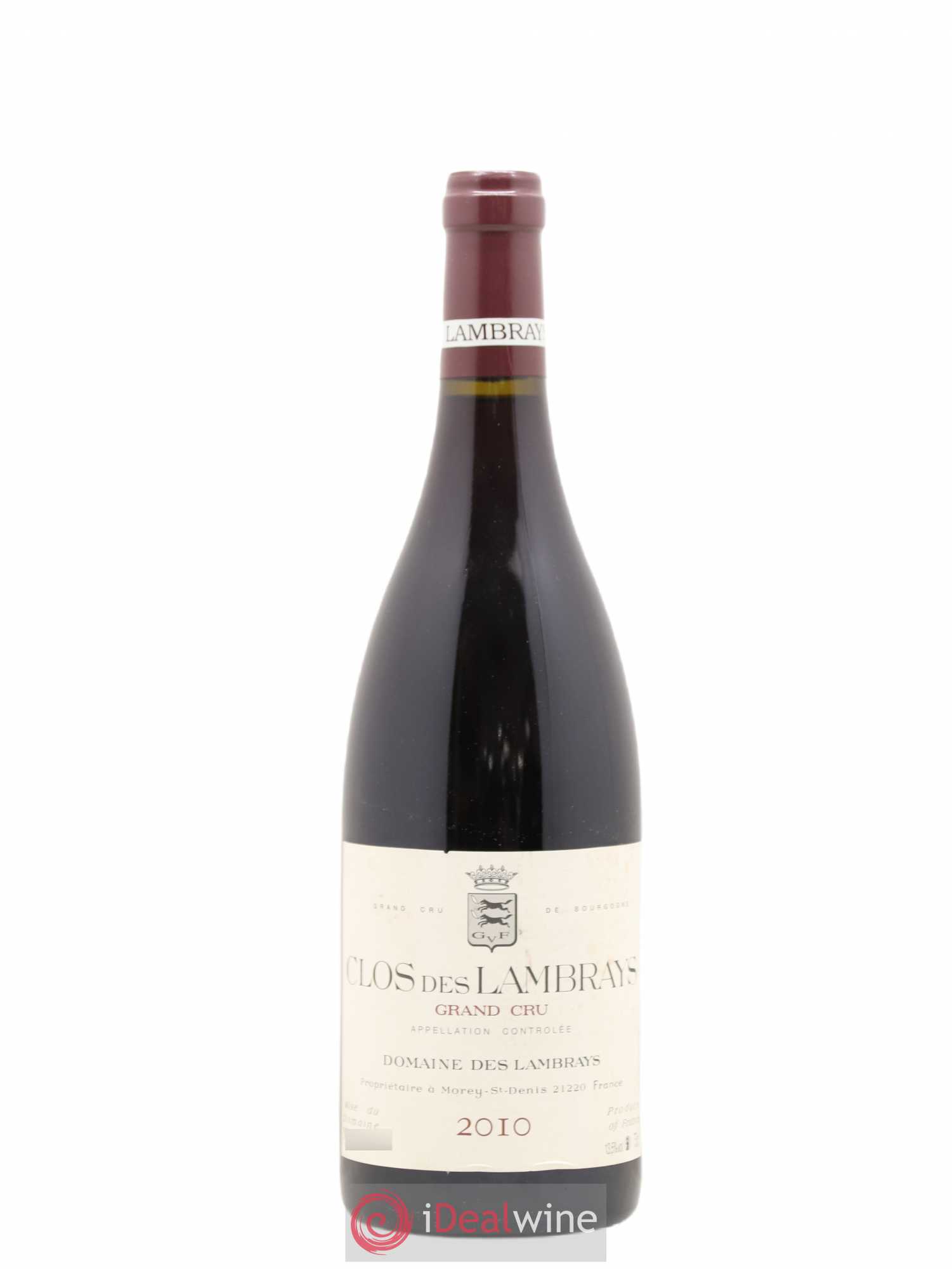 Clos des Lambrays Grand Cru Domaine des Lambrays 2010 - Lot de 1 bouteille - 0