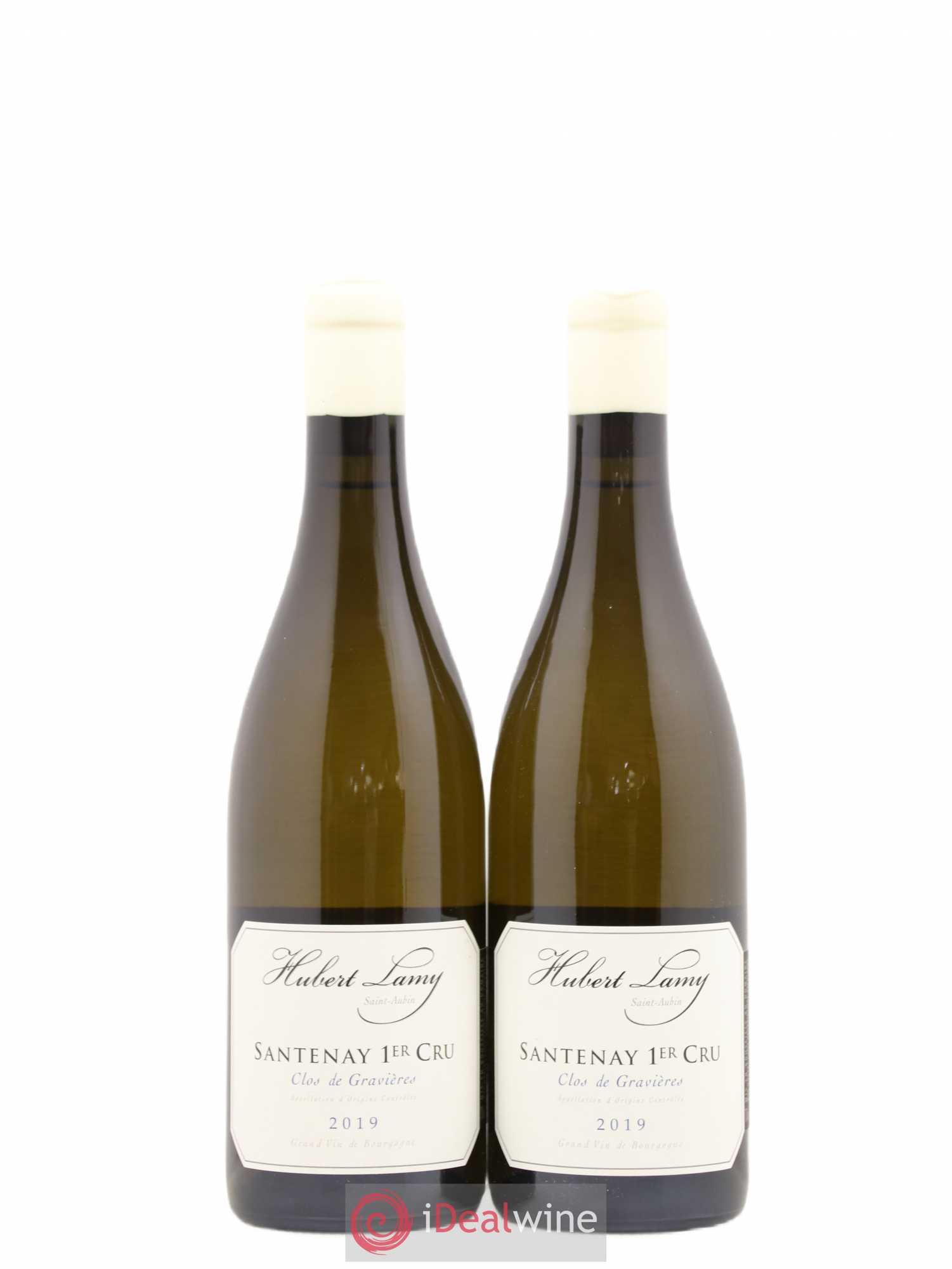 Santenay 1er Cru Clos de Gravières Hubert Lamy 2019 - Lot de 2 bouteilles - 0