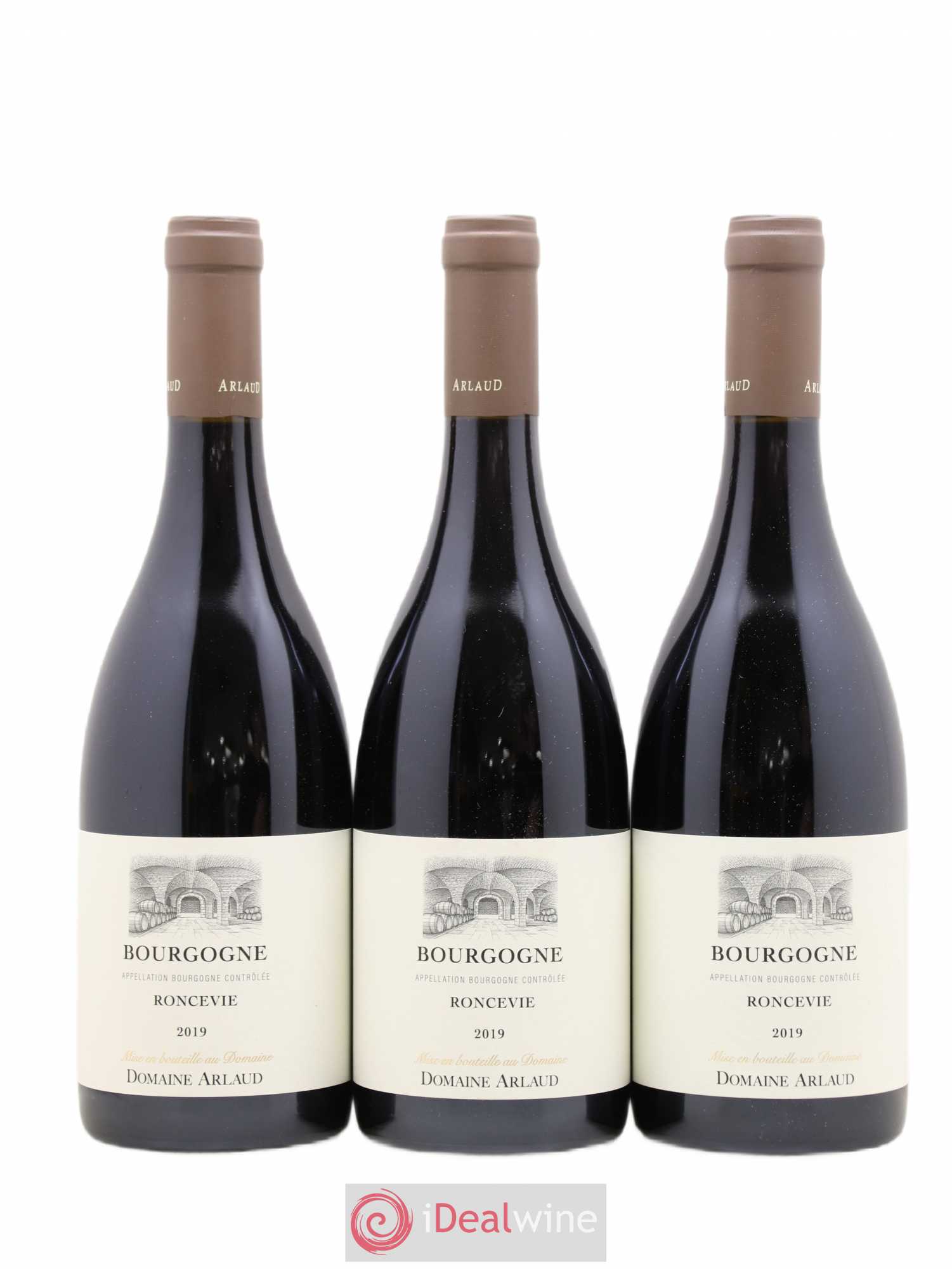 Bourgogne Roncevie Arlaud 2019 - Lot de 3 bouteilles - 0