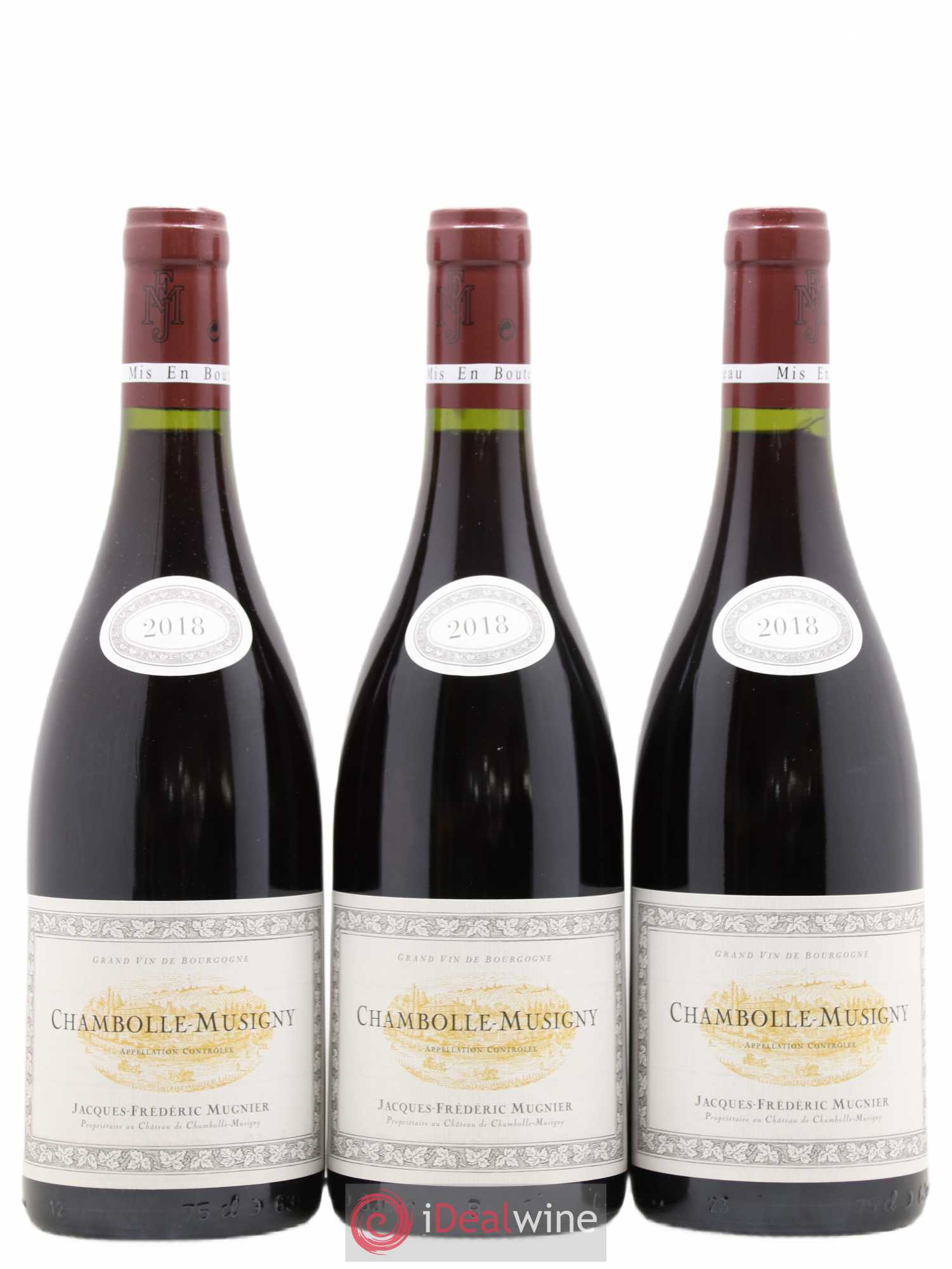 Chambolle-Musigny Jacques-Frédéric Mugnier 2018 - Lot de 6 bouteilles - 1