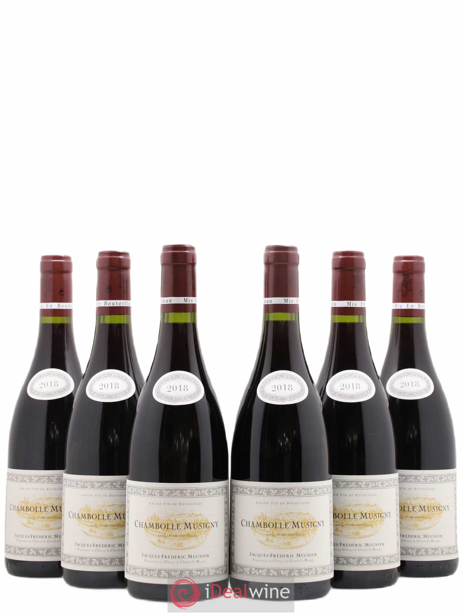 Chambolle-Musigny Jacques-Frédéric Mugnier 2018 - Lot de 6 bouteilles - 0