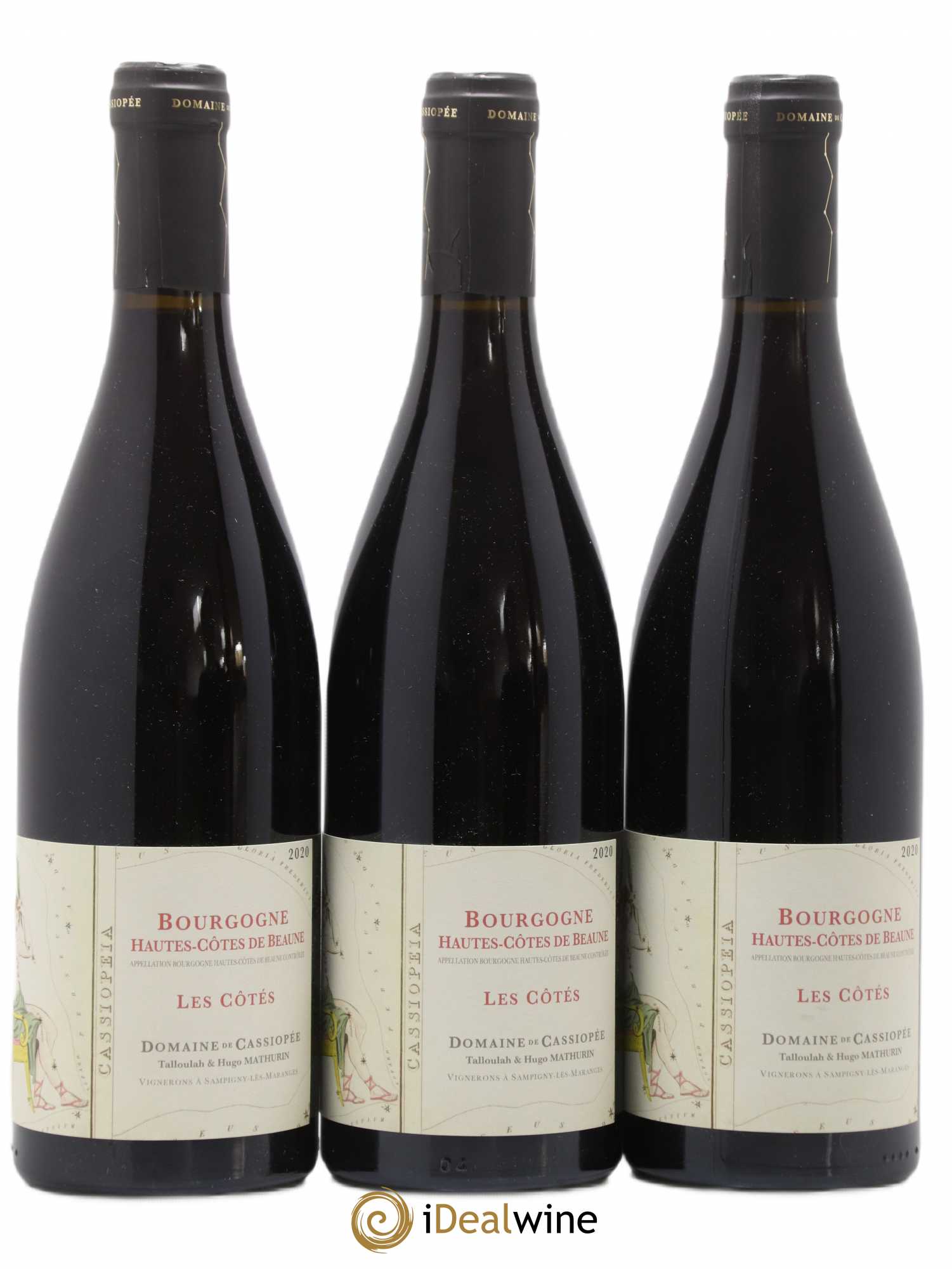 Hautes-Côtes de Beaune Les Côtes Domaine Cassiope 2020 - Posten von 3 Flaschen - 0