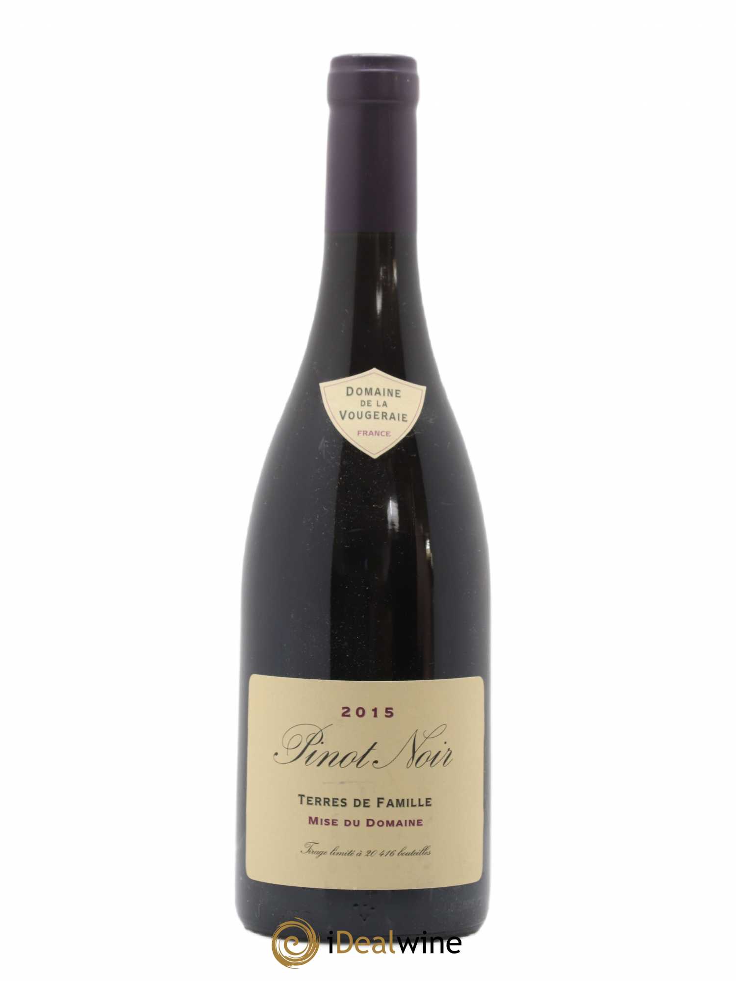 Bourgogne Terre de Famille Domaine de la Vougeraie 2015 - Posten von 1 Flasche - 0