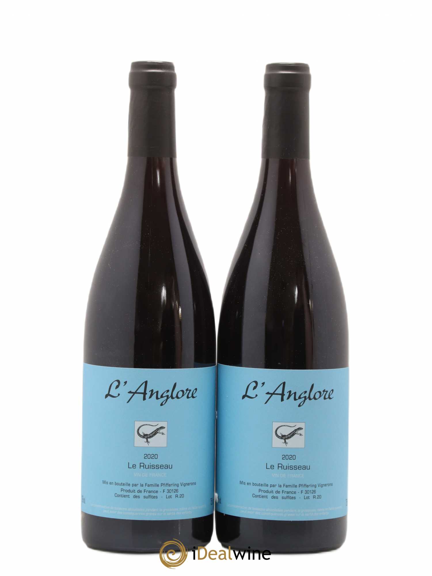 Vin de France Le Ruisseau L'Anglore 2020 - Lot de 2 bouteilles - 0