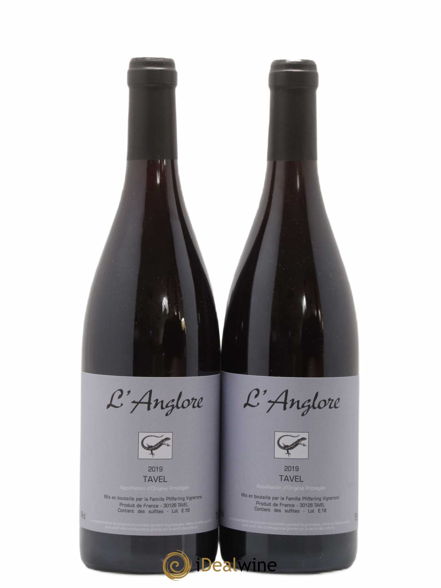 Tavel L'Anglore 2019 - Lot de 2 bouteilles - 0