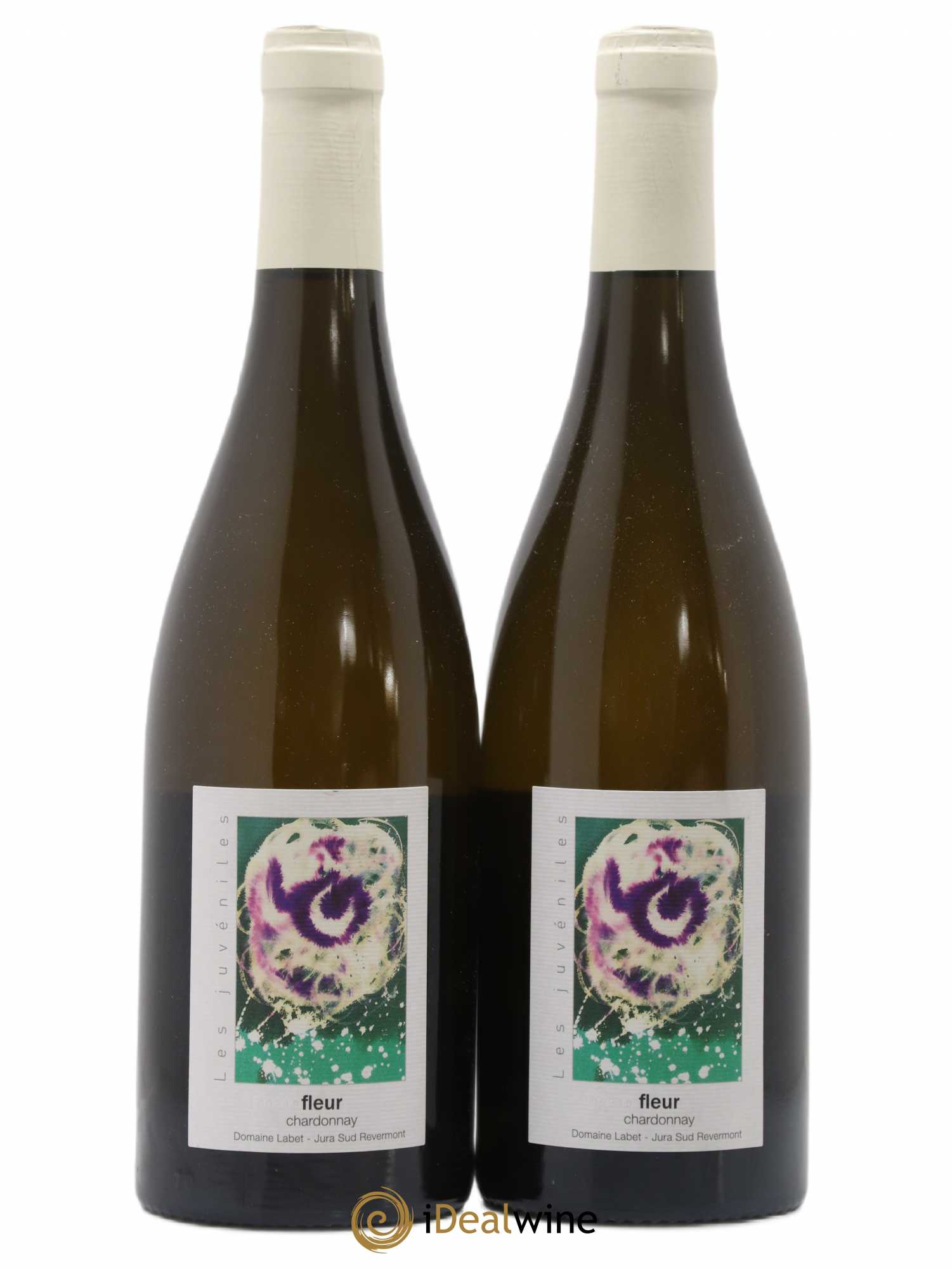Côtes du Jura Chardonnay Fleur Romain - Julien - Charline Labet 2019 - Lot de 2 bouteilles - 0