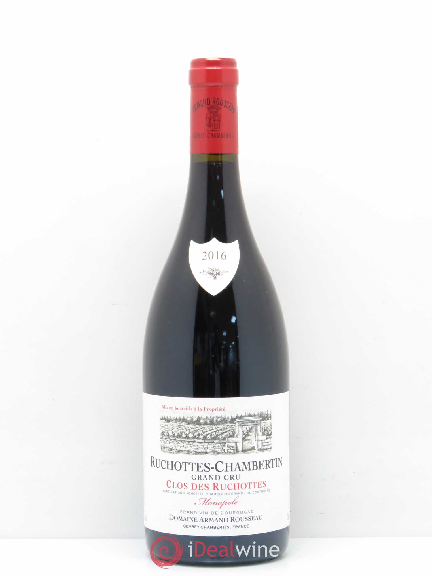 Ruchottes-Chambertin Grand Cru Clos des Ruchottes Armand Rousseau (Domaine) 2016 - Lot of 1 bottle - 0