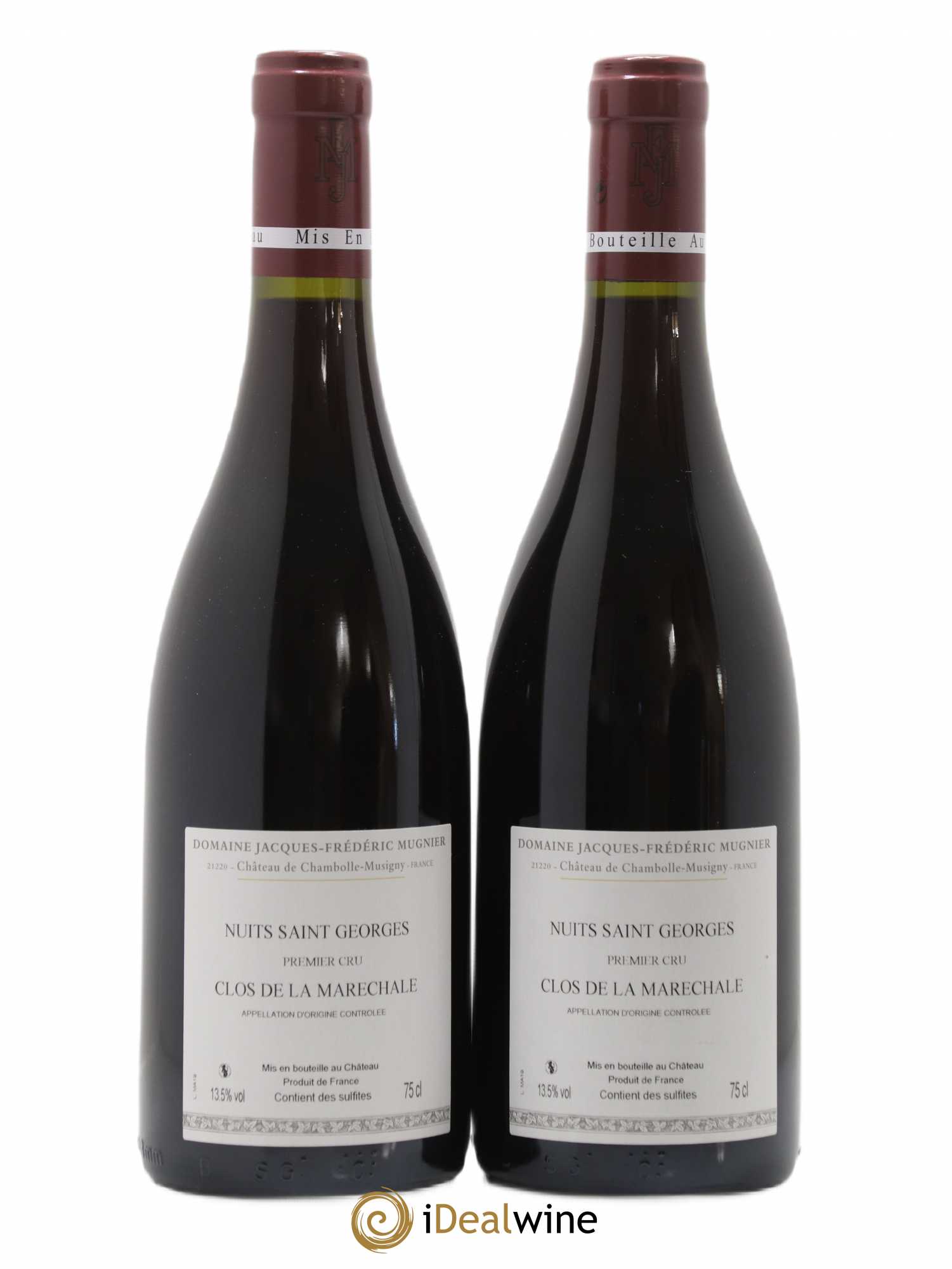 Nuits-Saint-Georges 1er Cru Clos de La Maréchale Jacques-Frédéric Mugnier 2019 - Lot de 2 bouteilles - 1