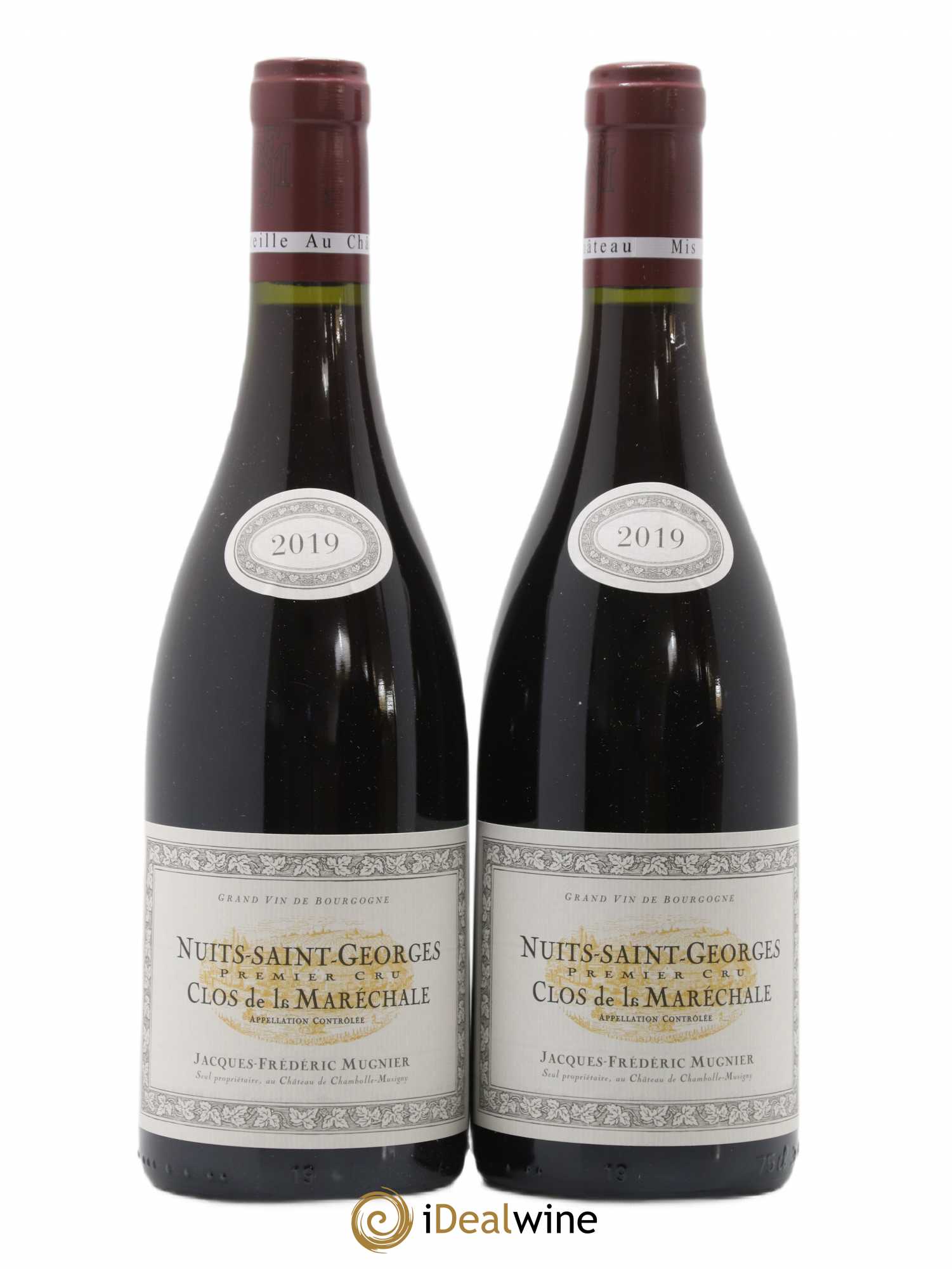 Nuits-Saint-Georges 1er Cru Clos de La Maréchale Jacques-Frédéric Mugnier 2019 - Lot de 2 bouteilles - 0