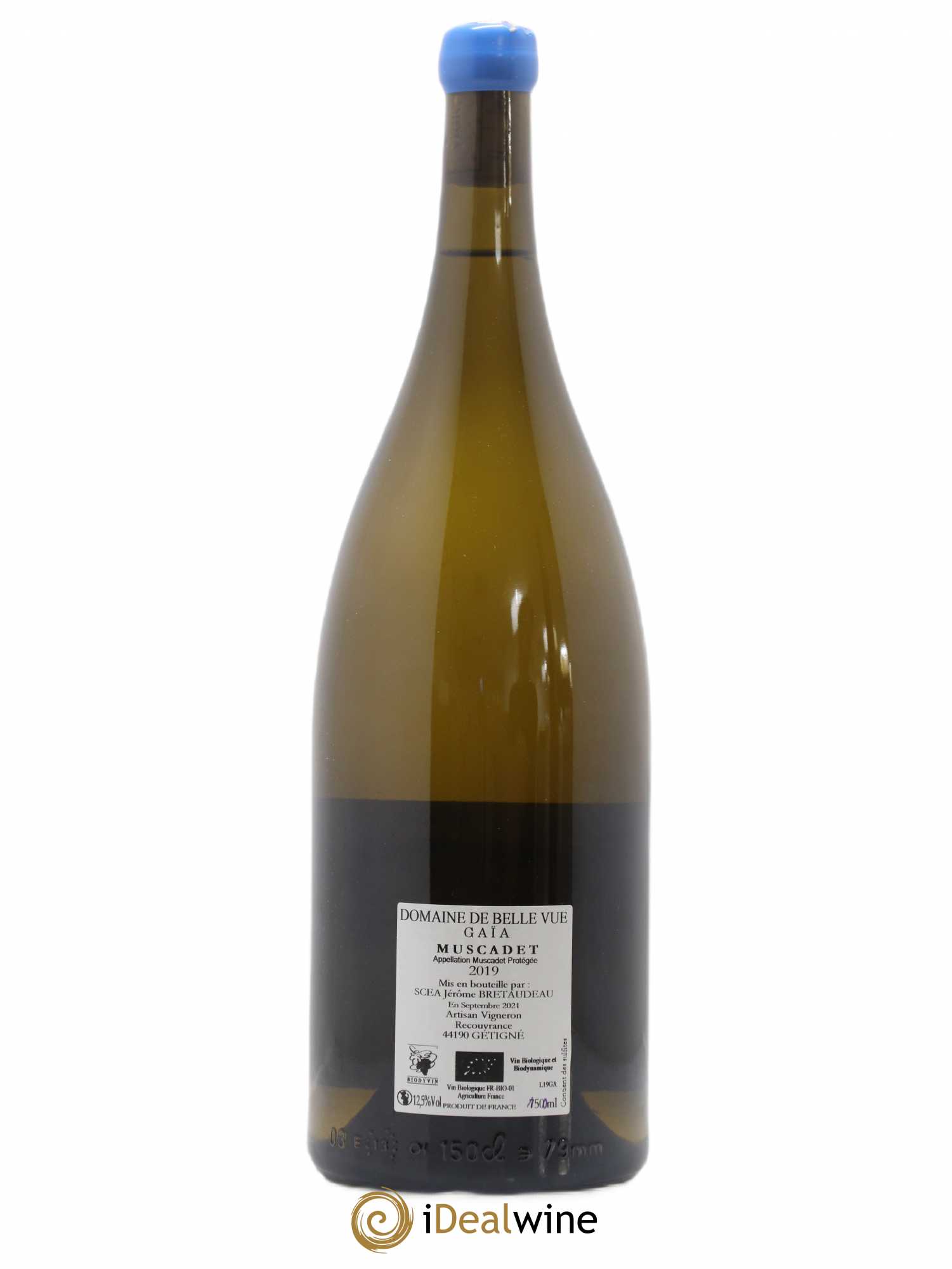 Muscadet-Sèvre-et-Maine Gaia Jérôme Bretaudeau - Domaine de Bellevue 2019 - Lot de 1 magnum - 1