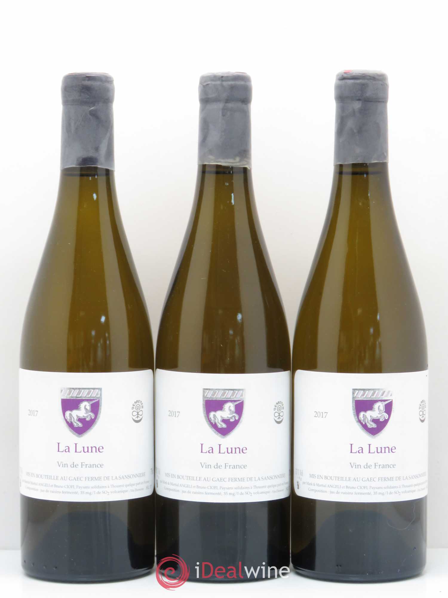 Vin de France La Lune Ferme de la Sansonnière - Mark Angeli 2017 - Posten von 3 Flaschen - 0