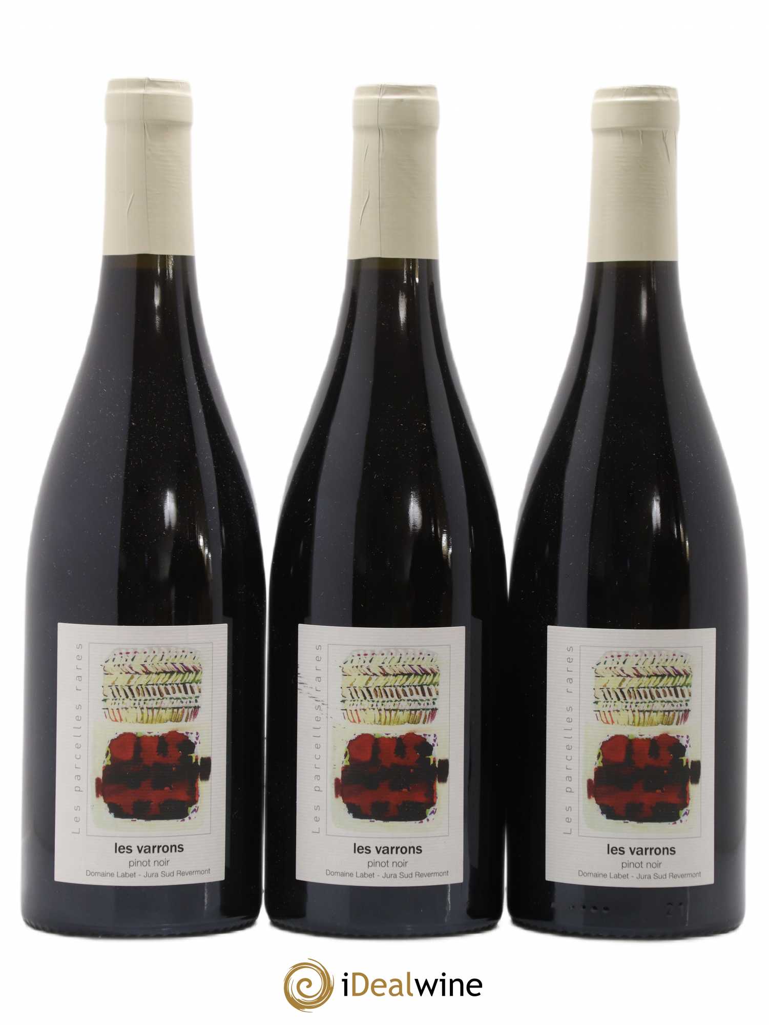 Côtes du Jura Pinot Noir Les Varrons Sélection Massale Romain - Julien - Charline Labet 2020 - Lot de 3 bouteilles - 0