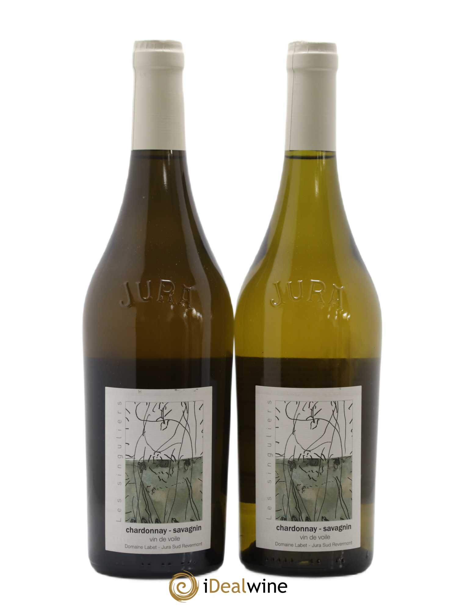 Côtes du Jura Vin de Voile Chardonnay-Savagnin cuvée de garde Romain - Julien - Charline Labet 2019 - Lot de 2 bouteilles - 0