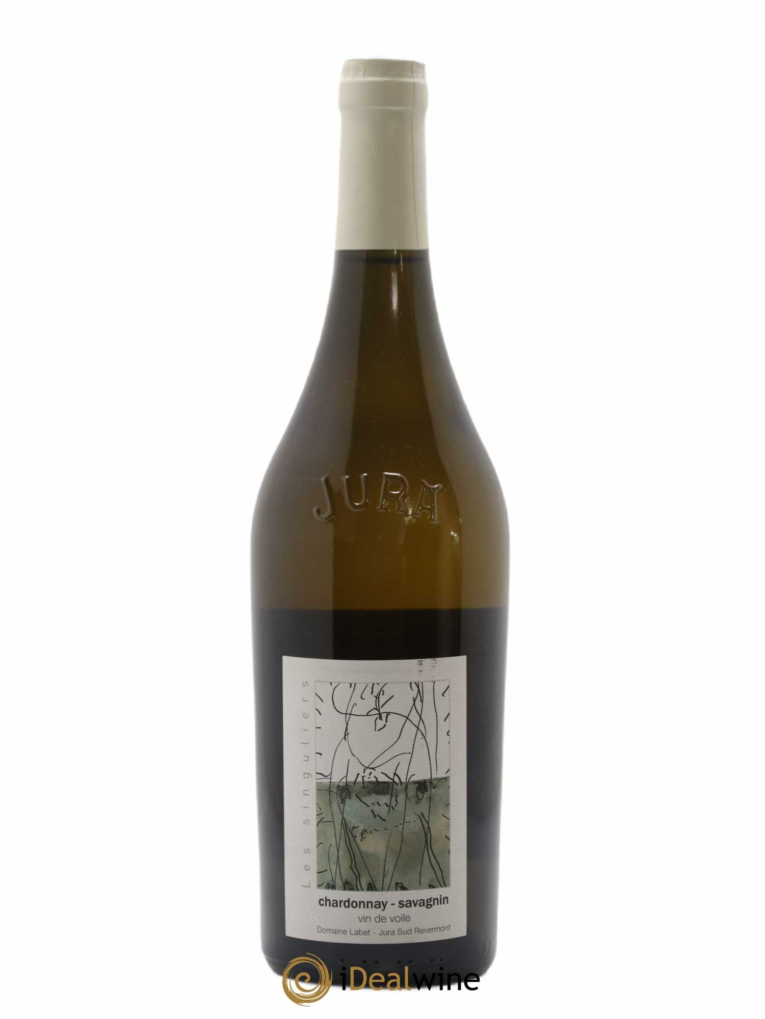 Côtes du Jura Vin de Voile Chardonnay-Savagnin cuvée de garde Romain - Julien - Charline Labet 2019 - Lot de 1 bouteille - 0