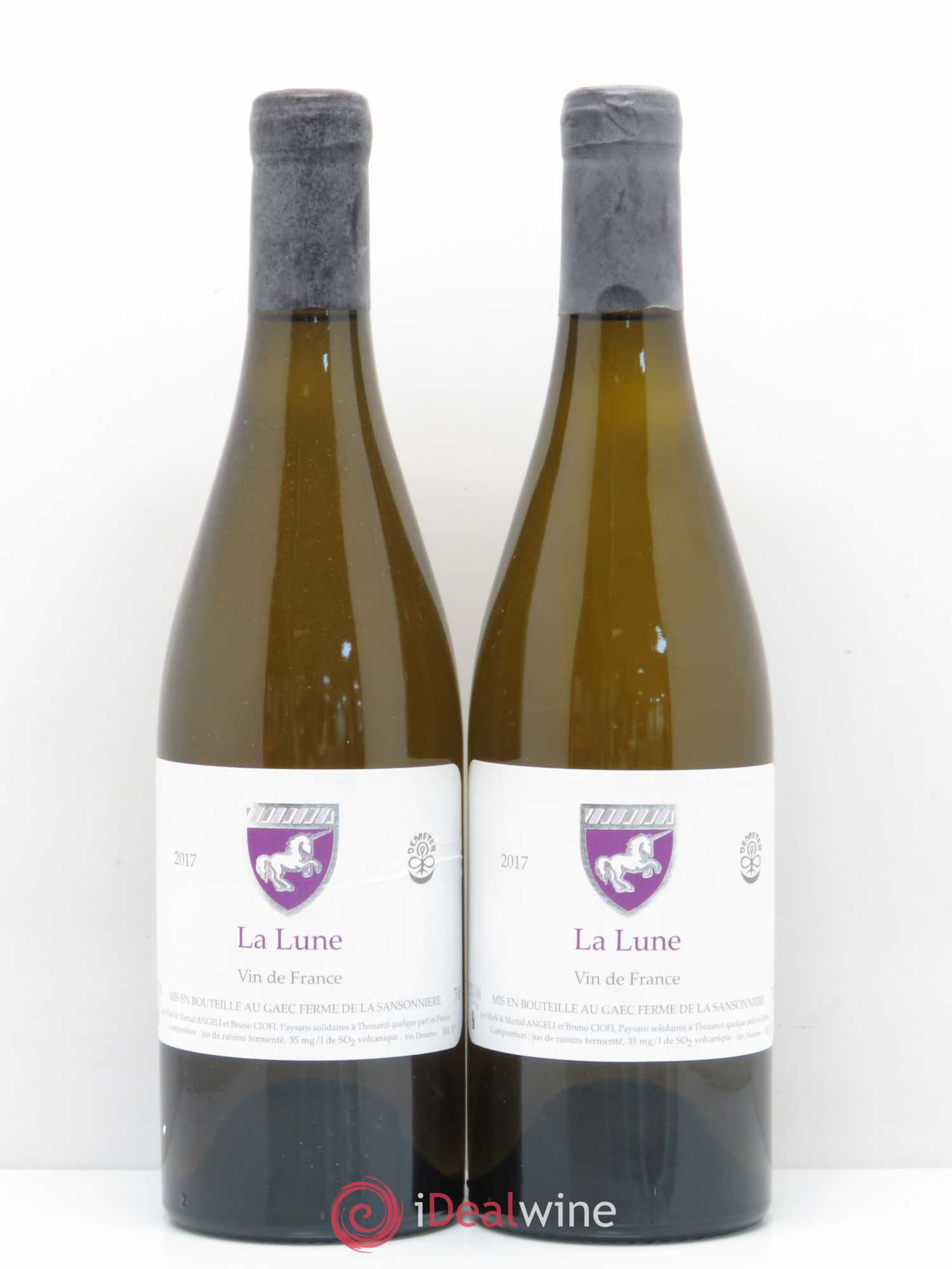 Vin de France La Lune Ferme de la Sansonnière - Mark Angeli (sans prix de réserve) 2017 - Posten von 2 Flaschen - 0