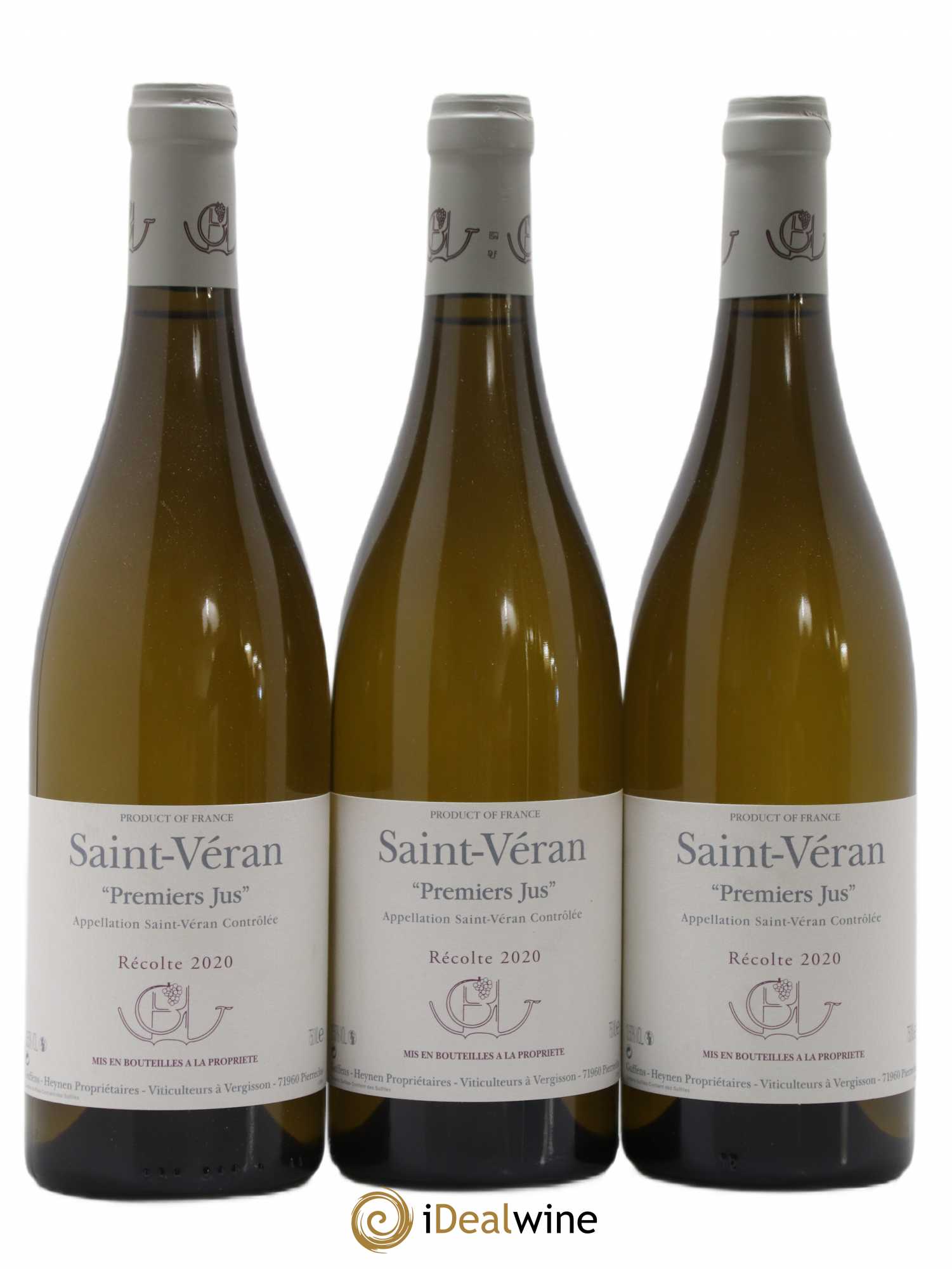 Saint-Véran 1er Jus Guffens-Heynen 2020 - Lot de 3 bouteilles - 0