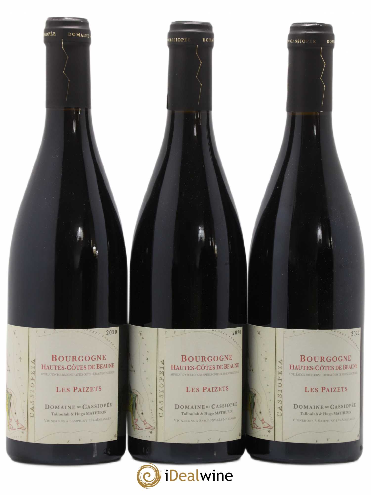 Hautes-Côtes de Beaune Le Paizets Domaine Cassiope 2020 - Posten von 3 Flaschen - 0