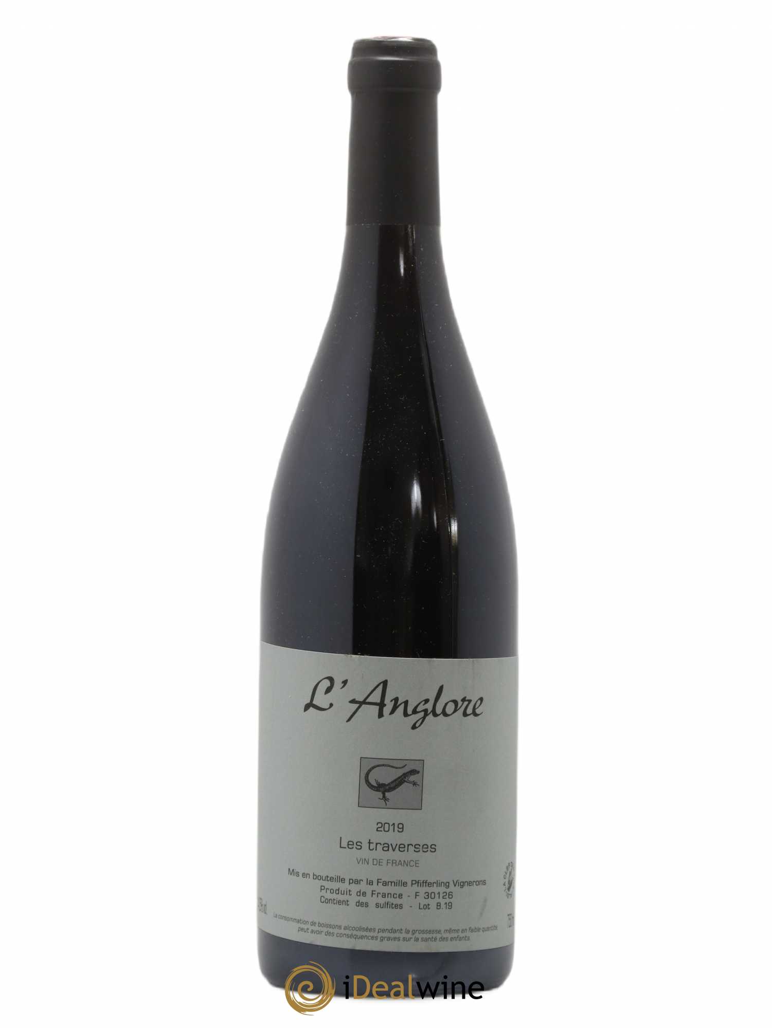 Vin de France Les Traverses L'Anglore 2019 - Lot de 1 bouteille - 0