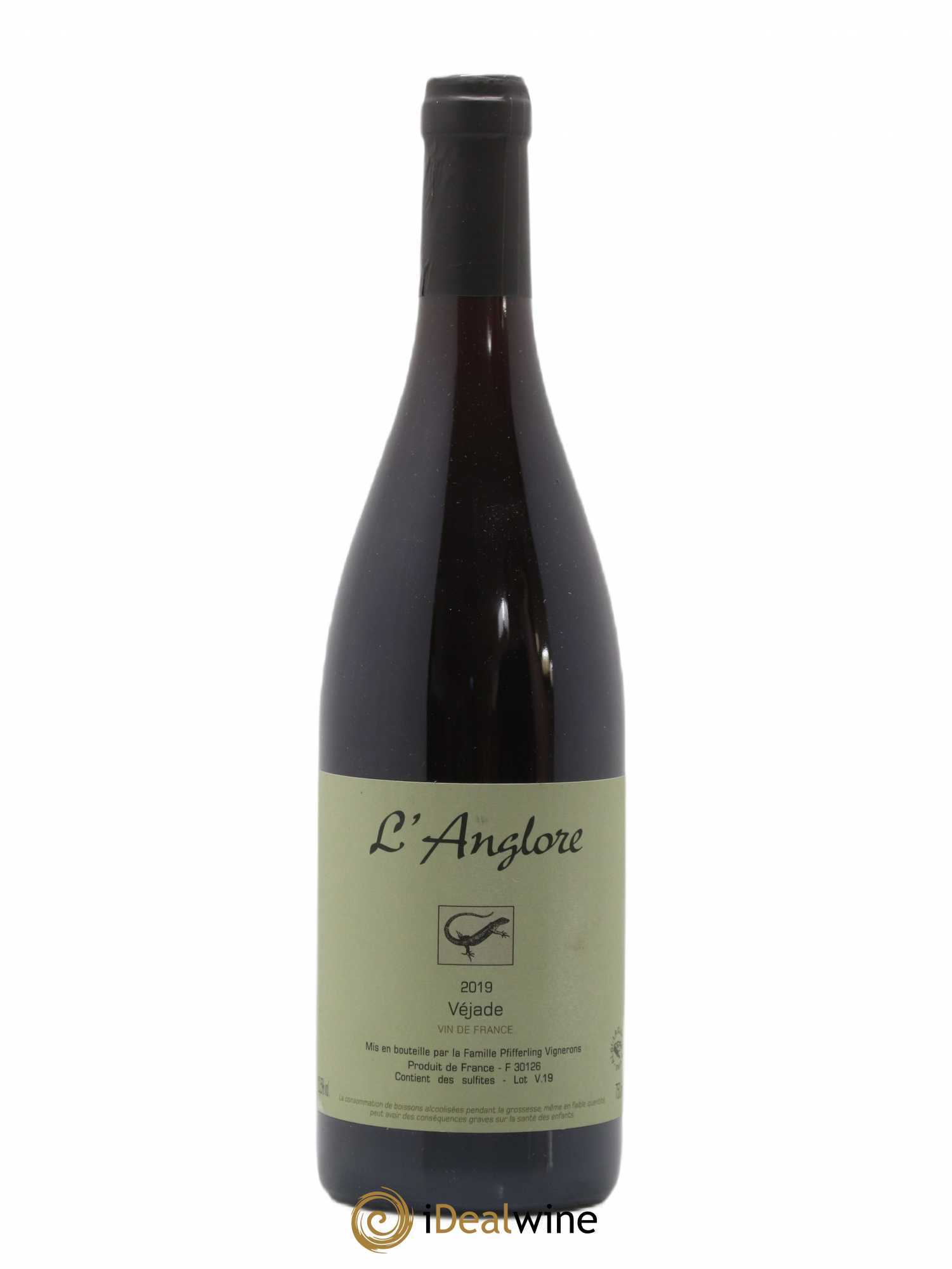 Vin de France Véjade L'Anglore 2019 - Lot de 1 bouteille - 0