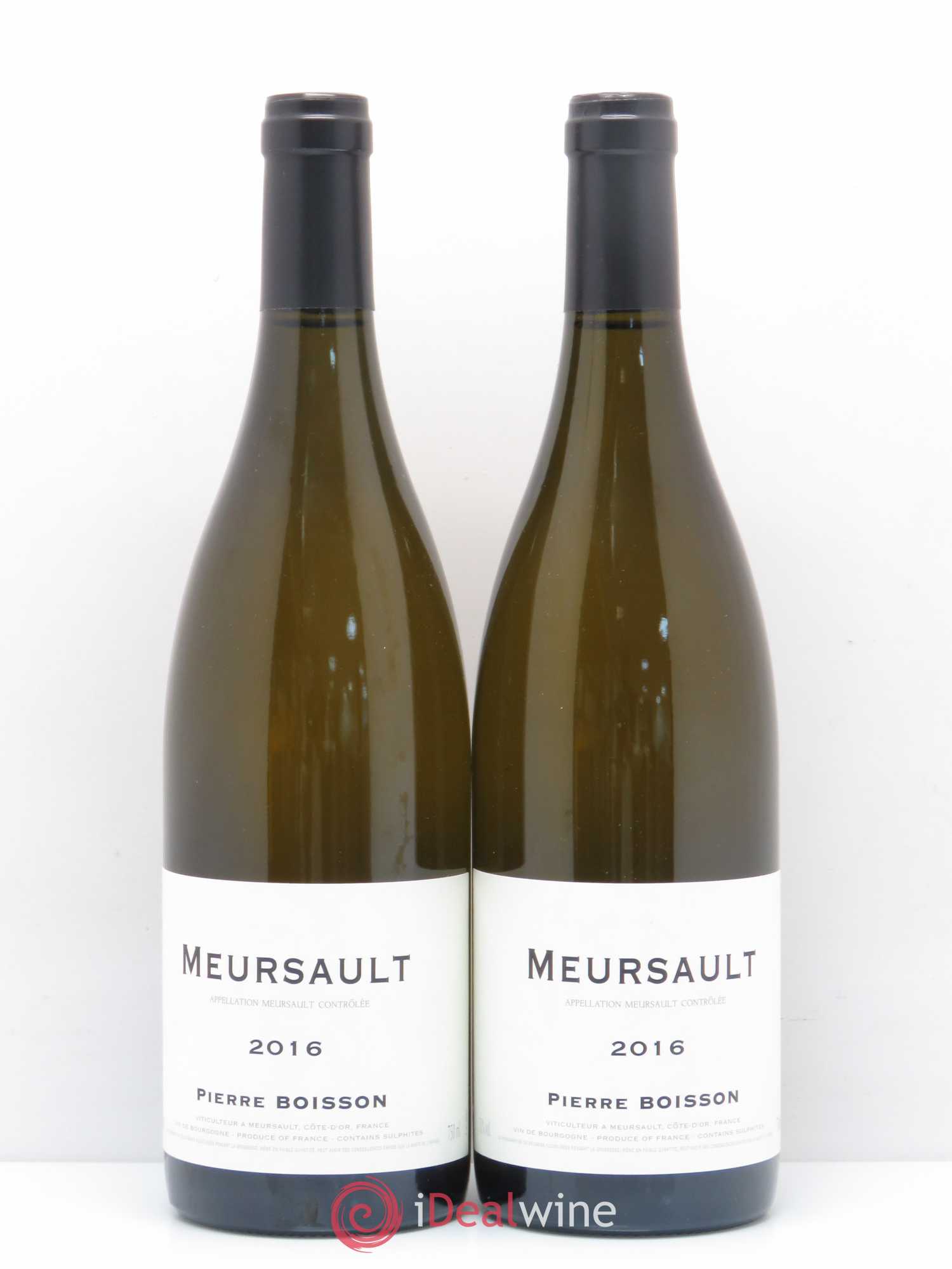 Meursault Pierre Boisson (Domaine) 2016 - Lot de 2 bouteilles - 0