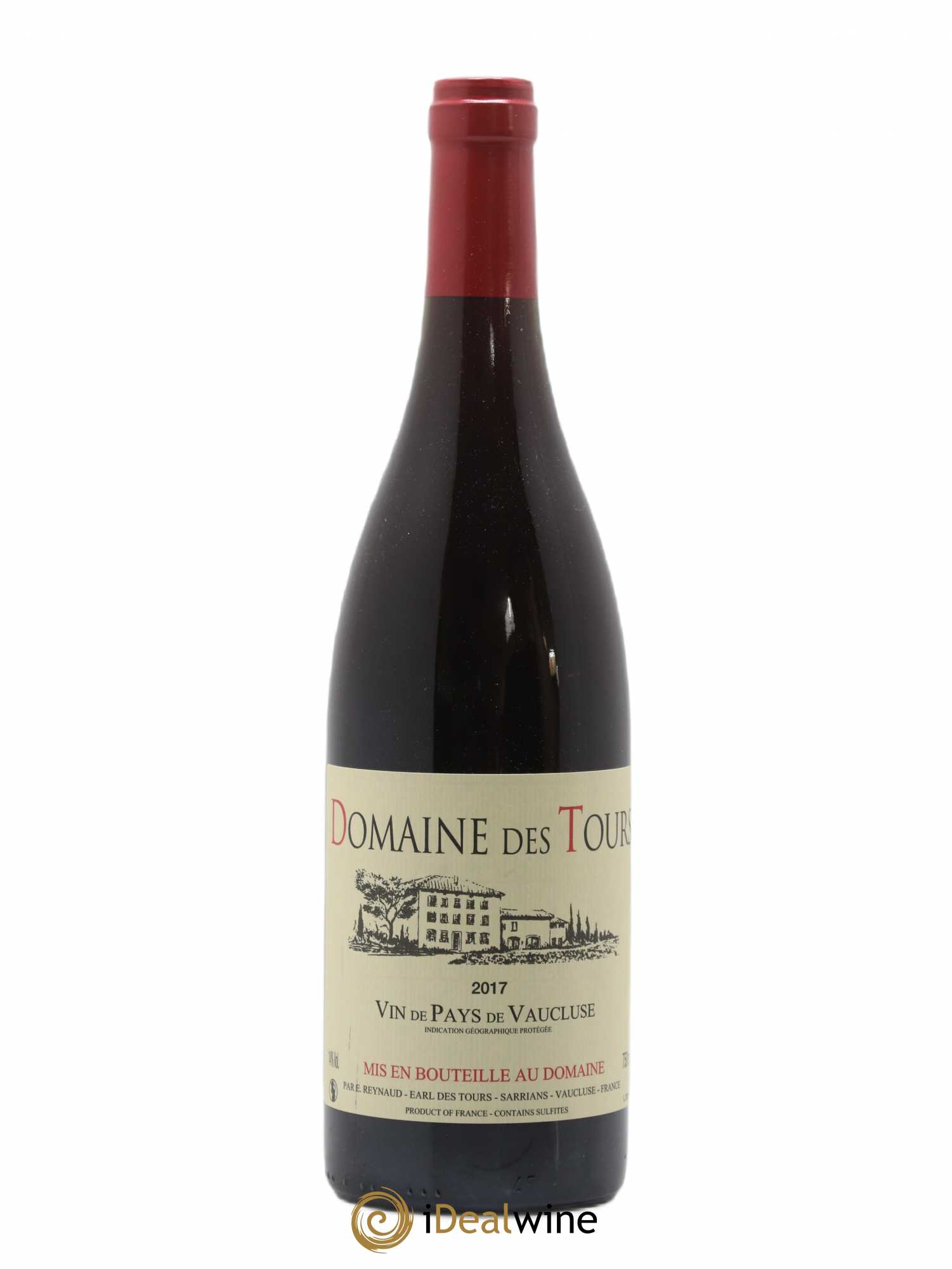 Vaucluse (Vin de Pays de Vaucluse) Domaine des Tours Emmanuel Reynaud 2017 - Lot de 1 bouteille - 0