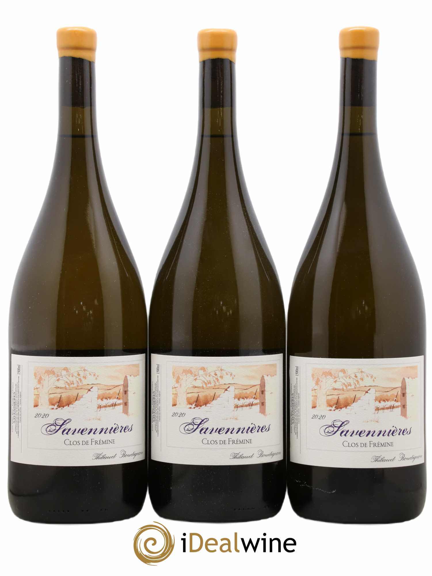 Savennières Clos de Frémine Thibaud Boudignon 2020 - Lot de 3 magnums - 0