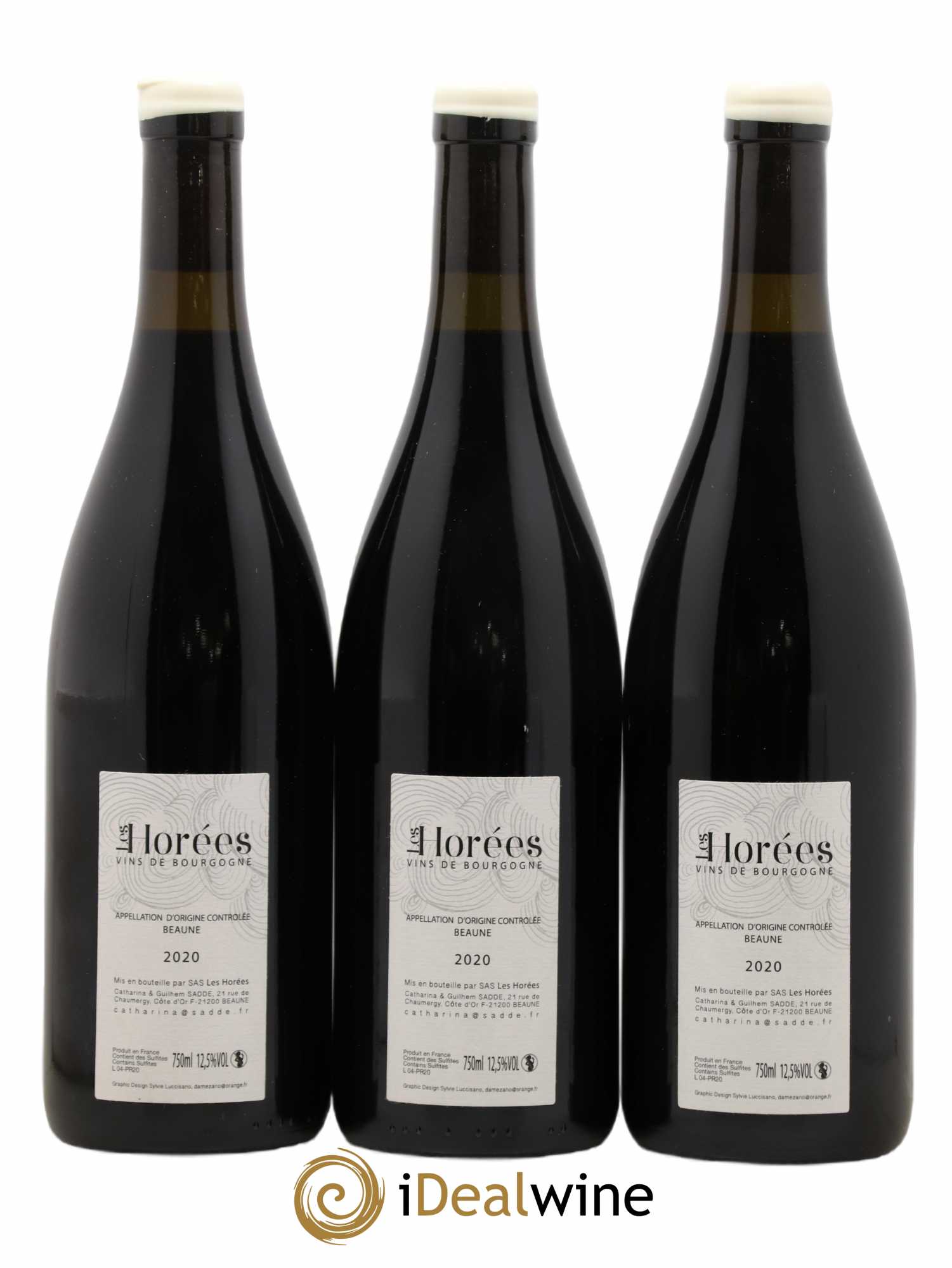Beaune Les Prévolles Les Horées 2020 - Lot de 3 bouteilles - 1