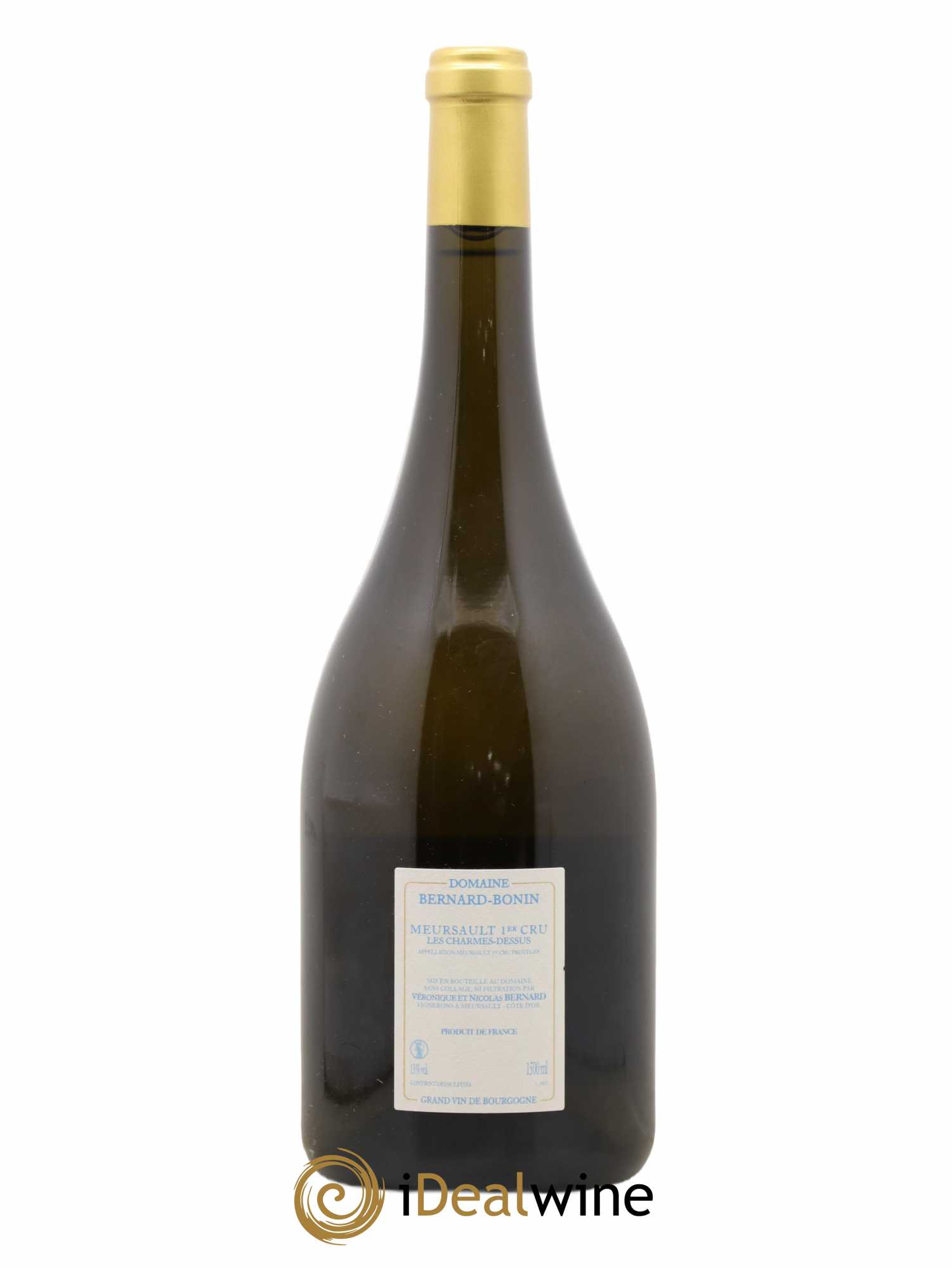Meursault 1er Cru Les Charmes Bernard Bonin Dessus 2018 - Lot de 1 magnum - 1