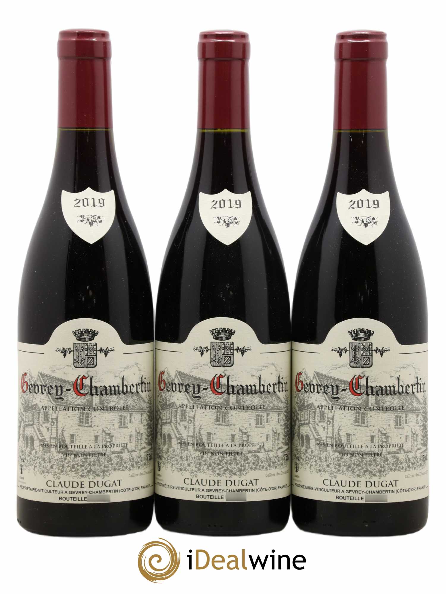 Gevrey-Chambertin Claude Dugat 2019 - Lot de 3 bouteilles - 0
