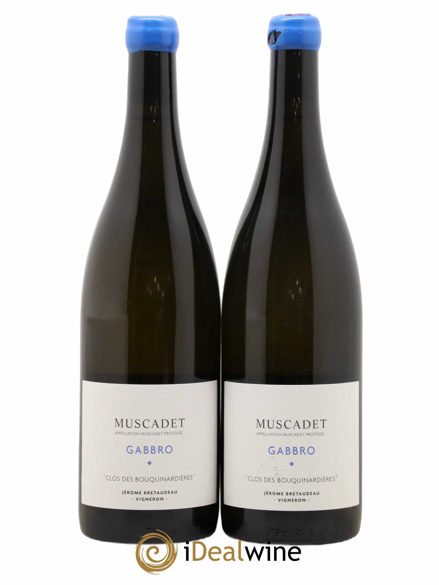 Muscadet-Sèvre-et-Maine Gabbro Clos des Bouquinardières Jérôme Bretaudeau - Domaine de Bellevue 2020 - Lot de 2 bouteilles - 0