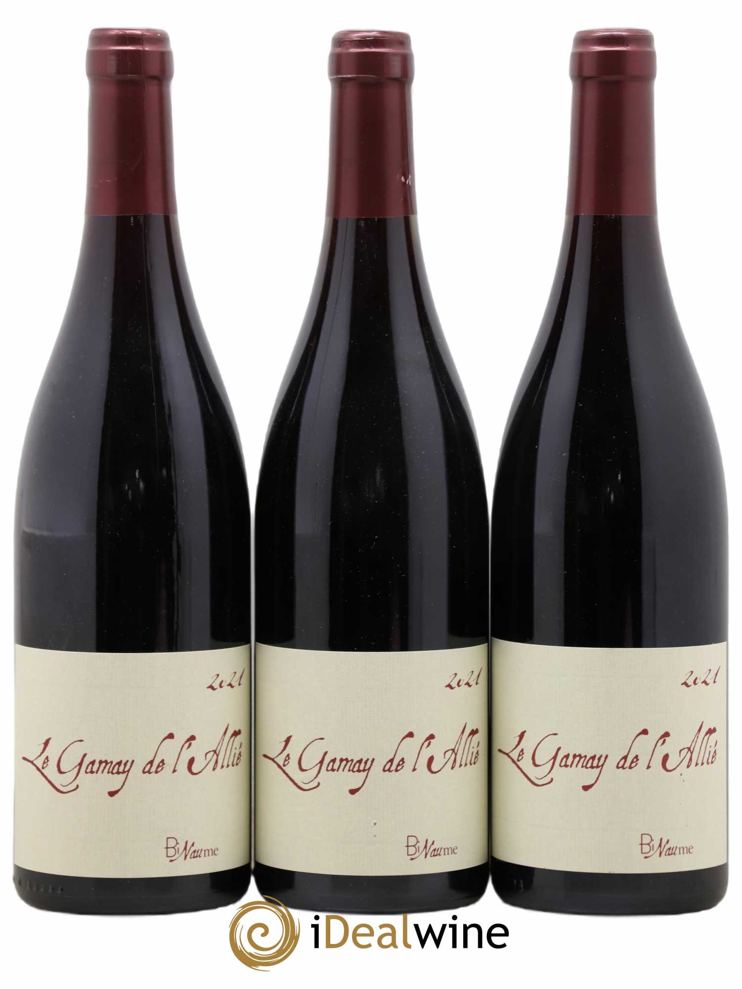 Vin de France Le Gamay de l'Allié Binaume Bizot-Naudin 2021 - Lot de 3 bouteilles - 0