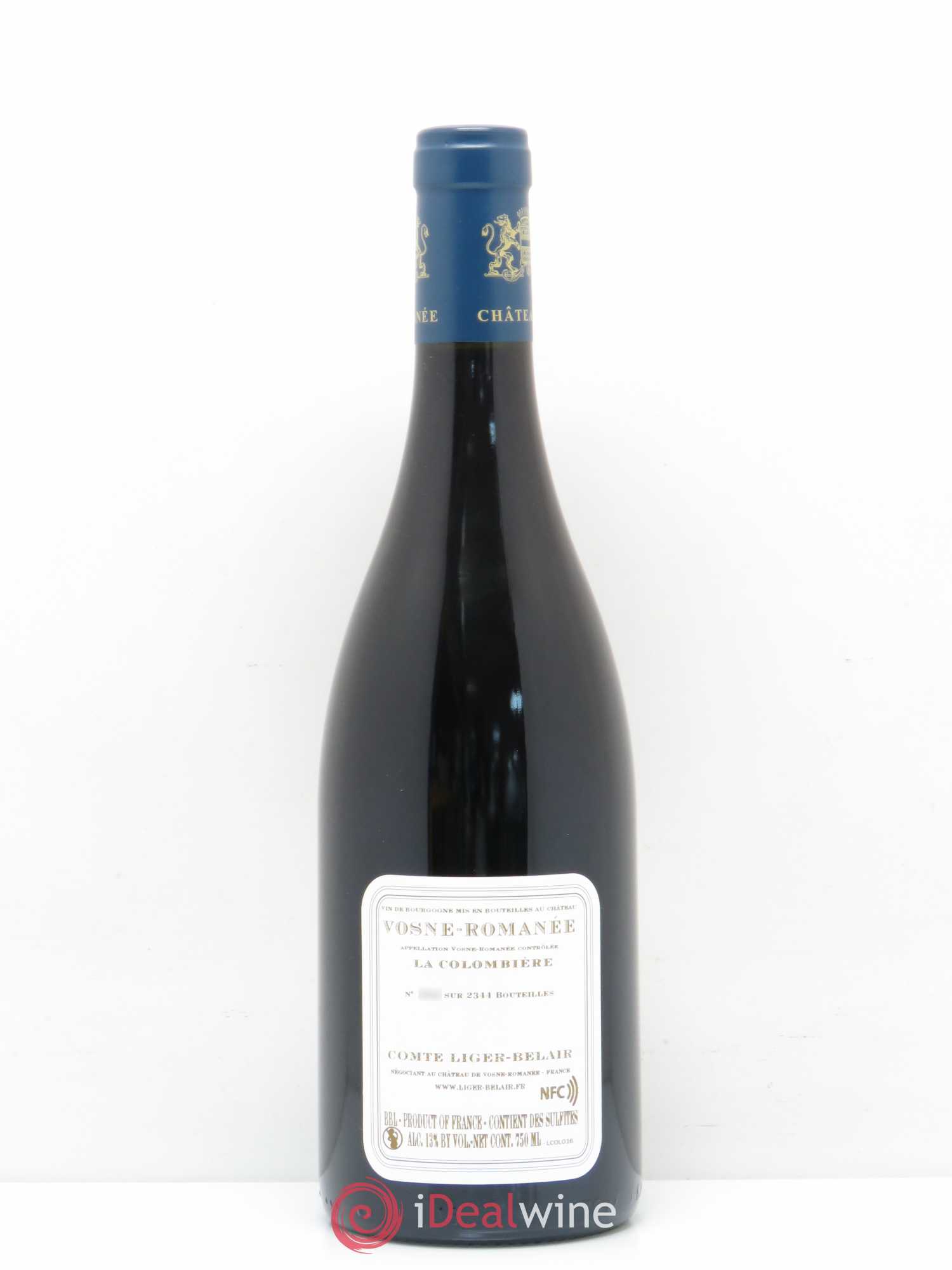 Vosne-Romanée La Colombière Comte Liger-Belair (Domaine du) 2016 - Lot de 1 bouteille - 1