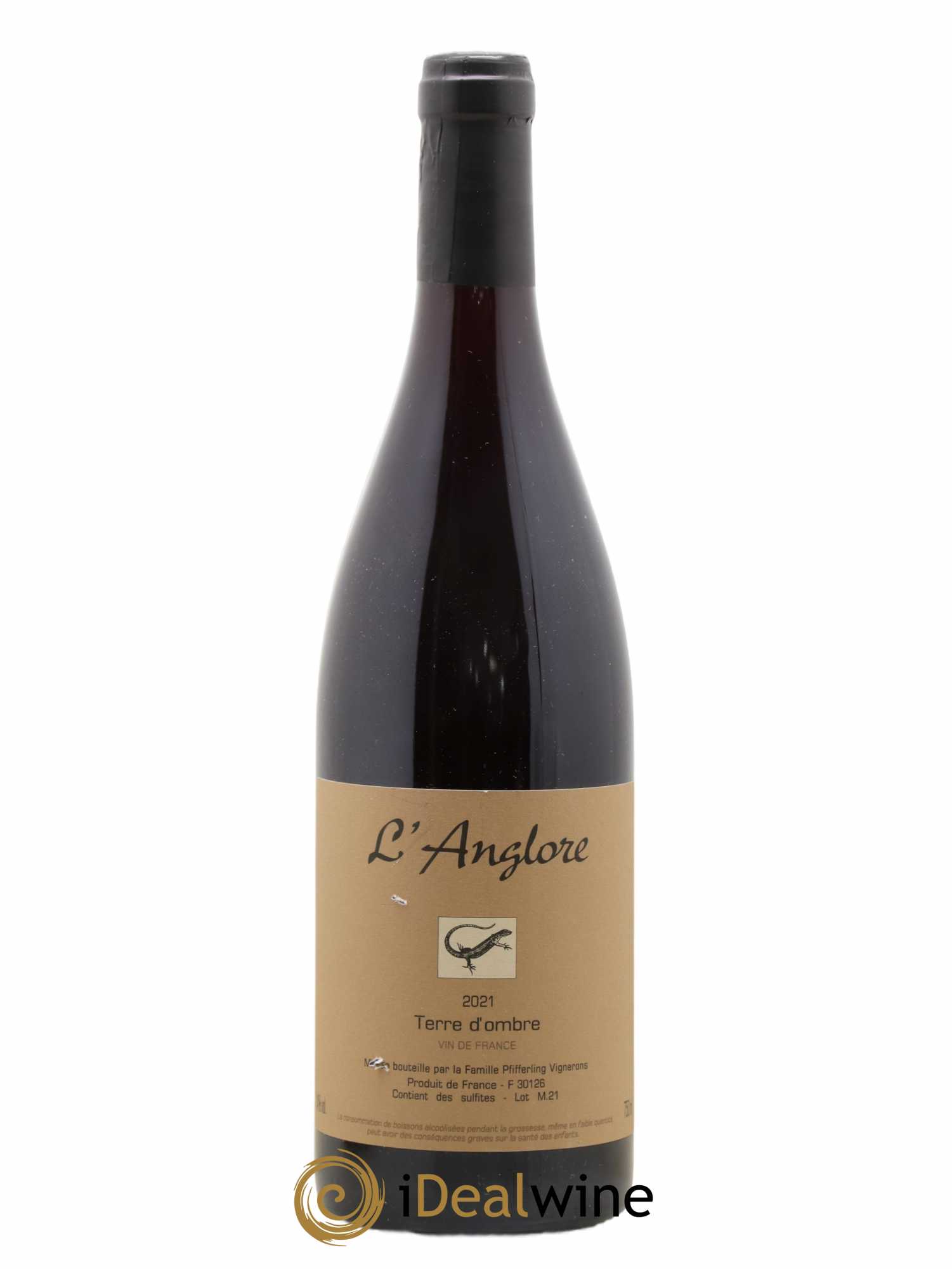 Vin de France Terre d'Ombre L'Anglore 2021 - Lot de 1 bouteille - 0