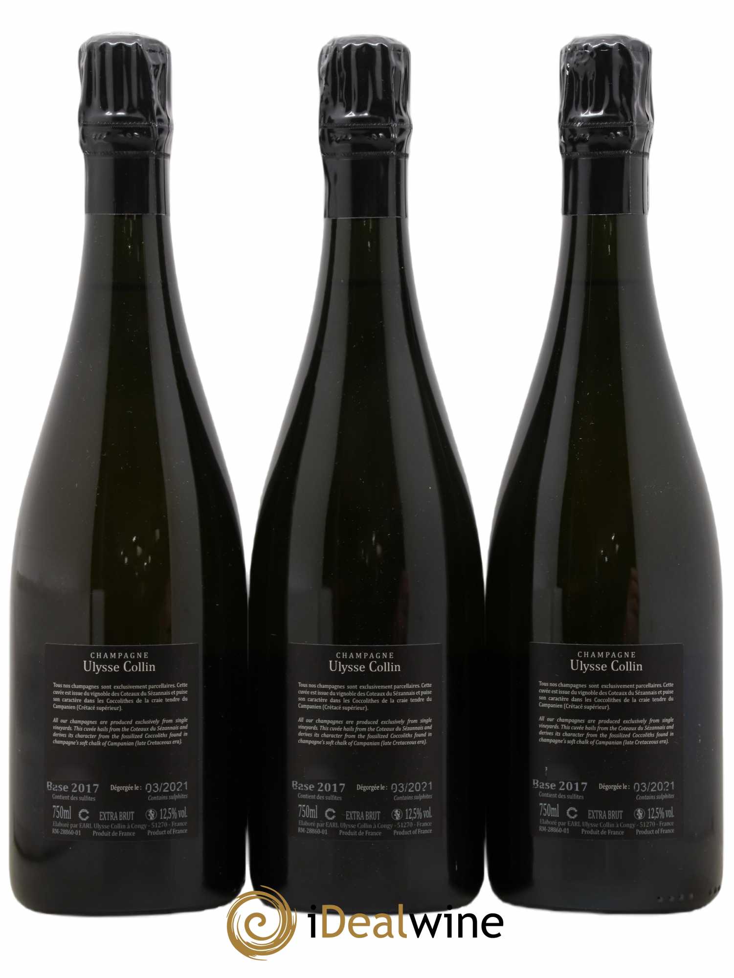 Les Maillons Blanc de Noirs Extra-Brut Ulysse Collin - Lot de 3 bouteilles - 1