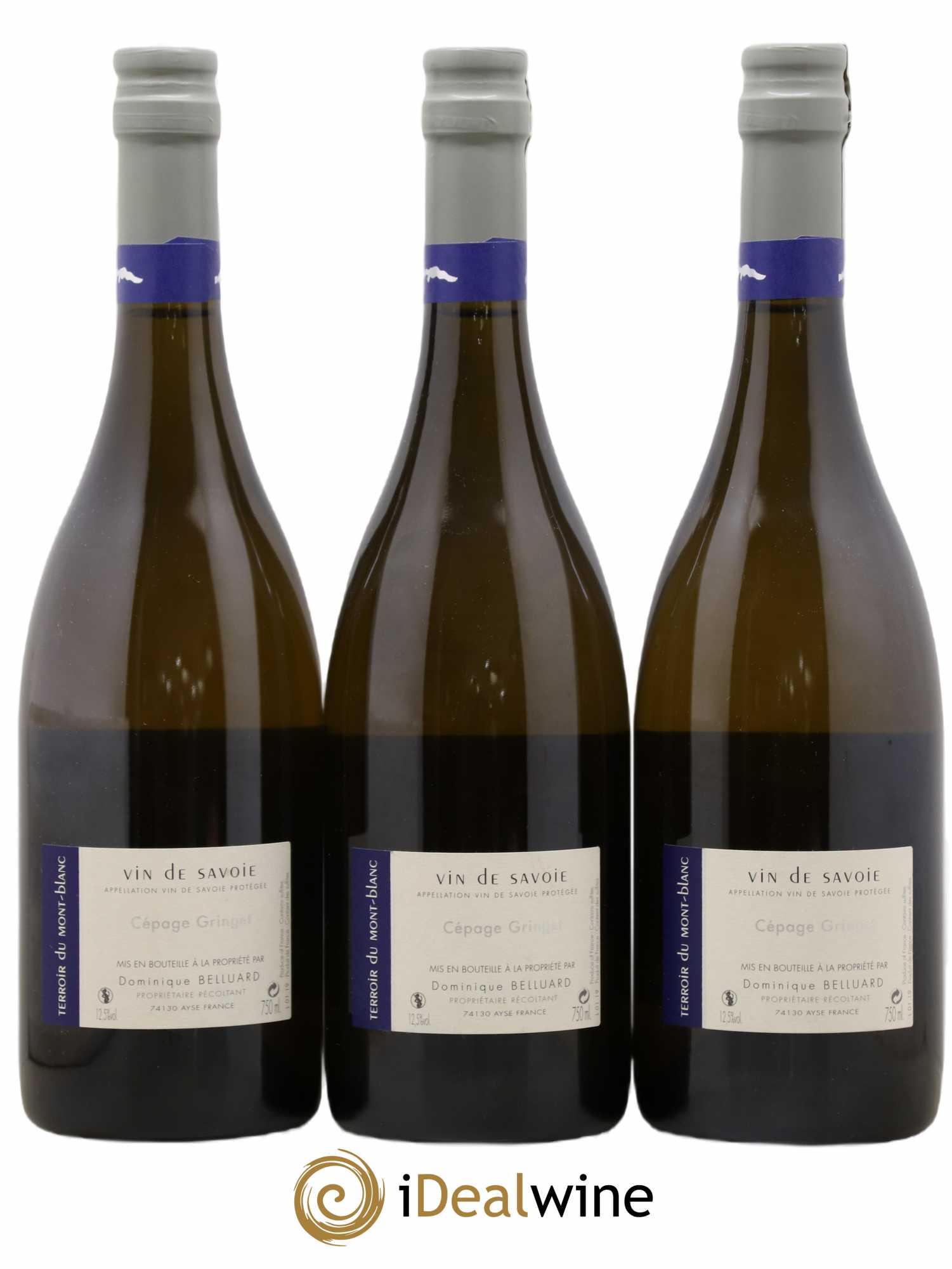 Vin de Savoie Les Alpes Domaine Belluard 2019 - Lot de 3 bouteilles - 1