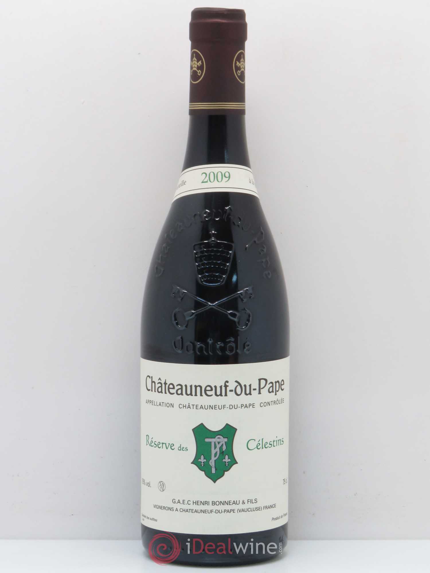 Châteauneuf-du-Pape Réserve des Célestins Henri Bonneau & Fils 2009 - Lot de 1 bouteille - 0