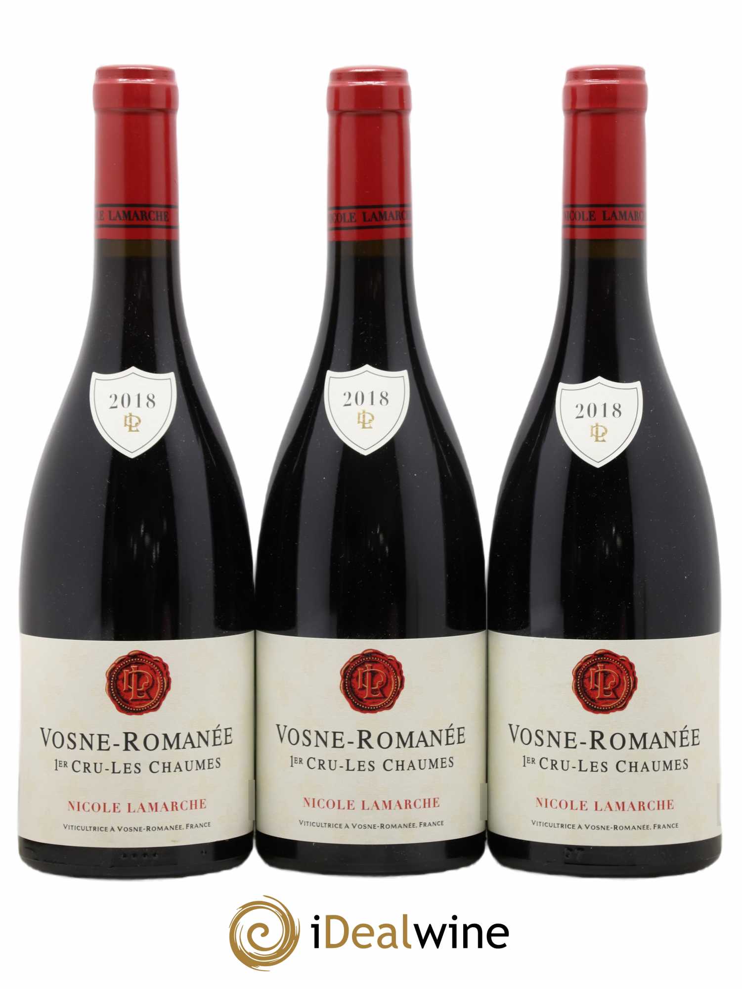Vosne-Romanée 1er Cru Les Chaumes Lamarche (Domaine) 2018 - Lot de 3 bouteilles - 0