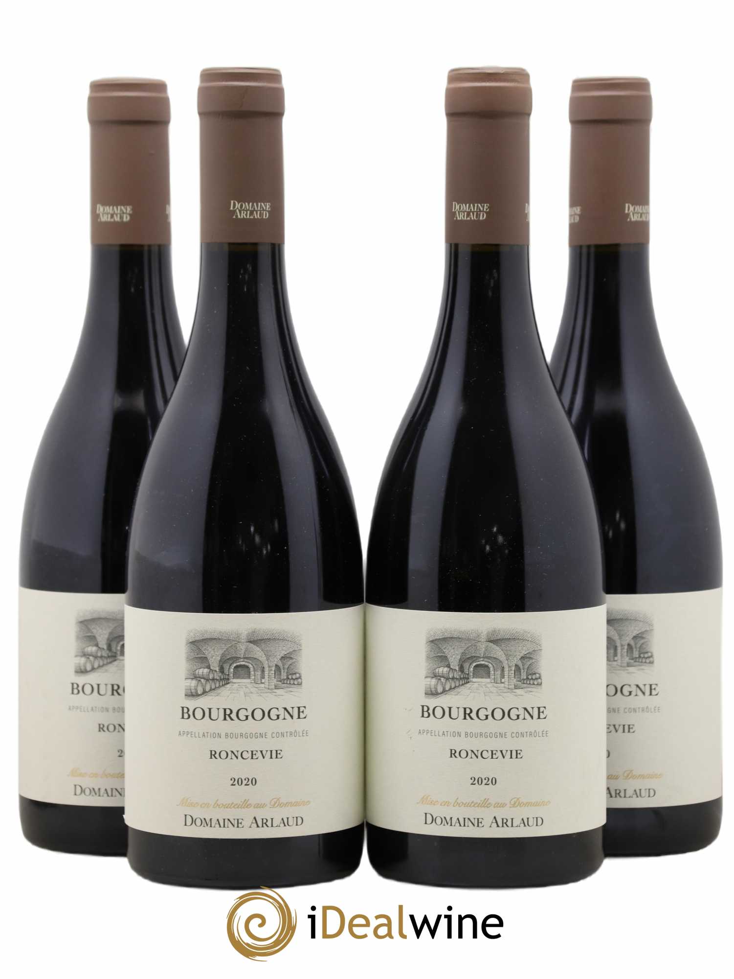 Bourgogne Roncevie Arlaud 2020 - Lot de 4 bouteilles - 0