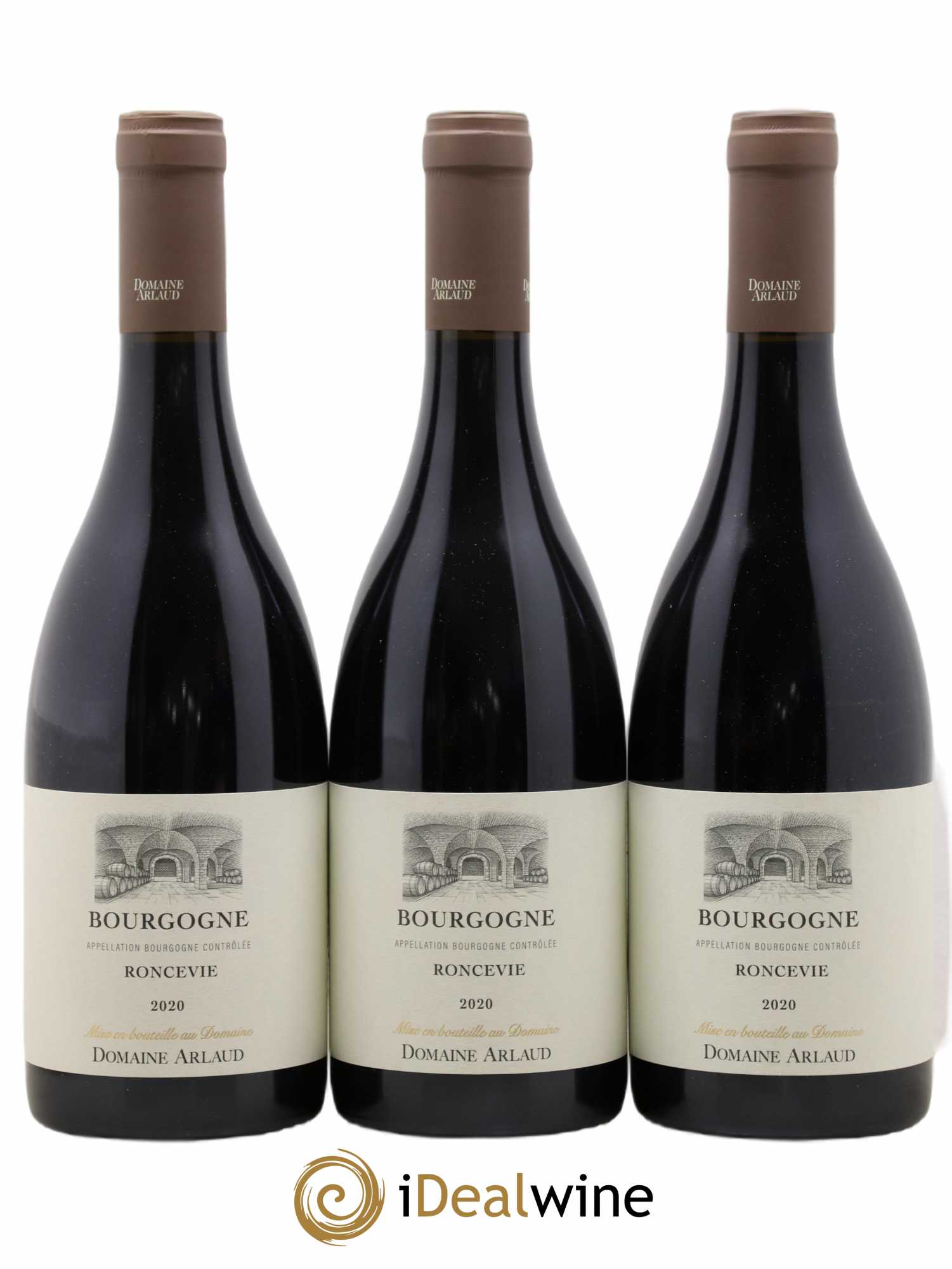 Bourgogne Roncevie Arlaud 2020 - Lot de 3 bouteilles - 0
