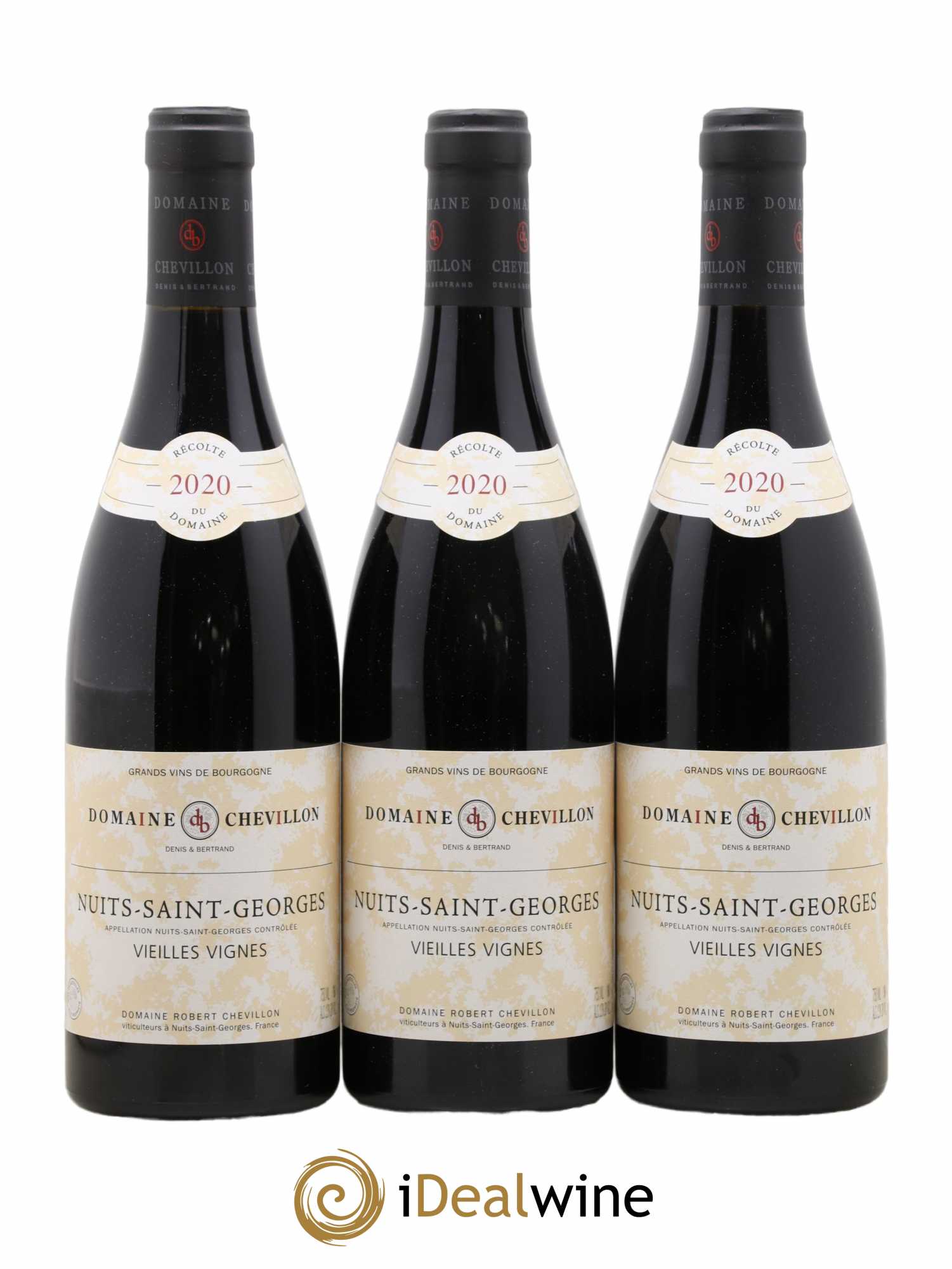 Nuits-Saint-Georges Vieilles vignes Robert Chevillon 2020 - Lot de 3 bouteilles - 0
