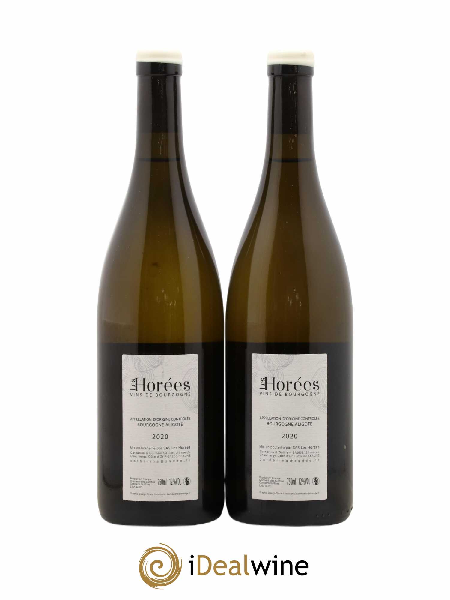 Bourgogne Aligoté En Coulezain Les Horées 2020 - Lot de 2 bouteilles - 1