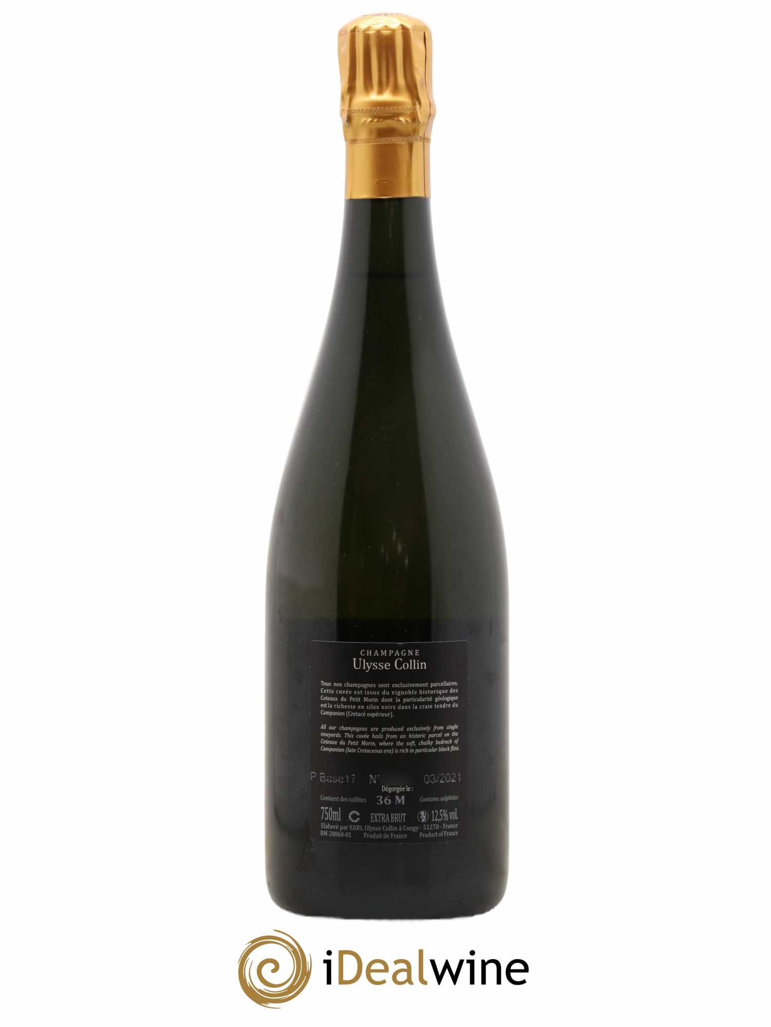 Les Pierrières Blancs de Blancs Extra-Brut Ulysse Collin - Lot de 1 bouteille - 1