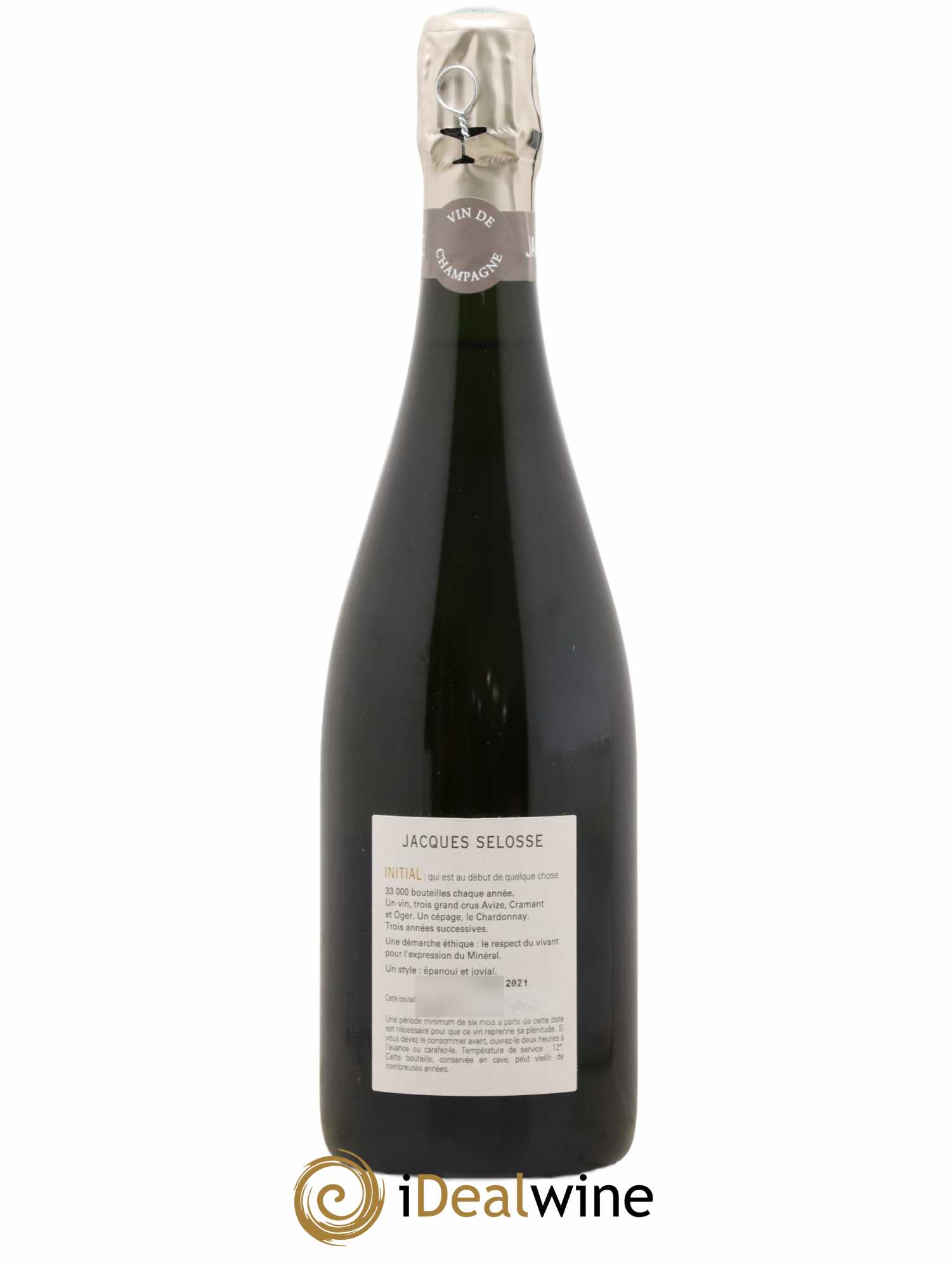 Initial Brut Jacques Selosse 2021 - Lot de 1 bouteille - 1