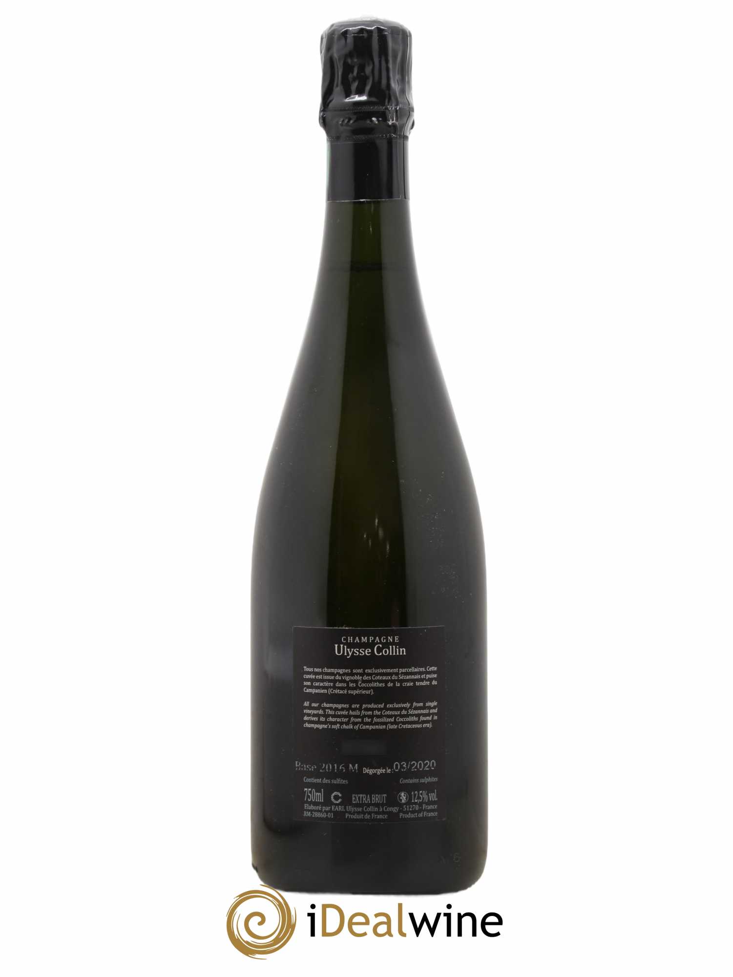 Les Maillons Blanc de Noirs Extra-Brut Ulysse Collin - Lot de 1 bouteille - 1