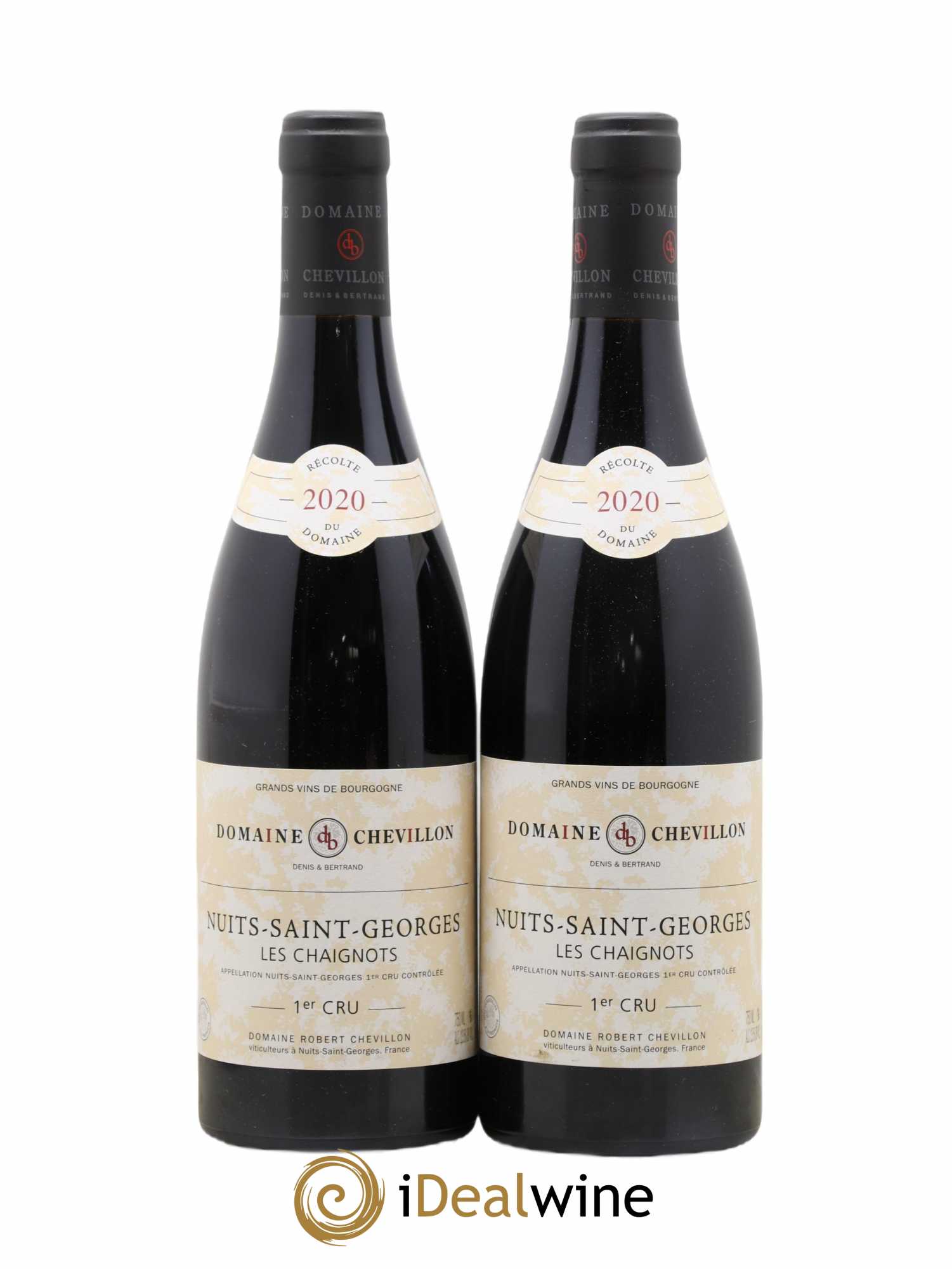 Nuits-Saint-Georges 1er Cru Les Chaignots Robert Chevillon 2020 - Lot de 2 bouteilles - 0