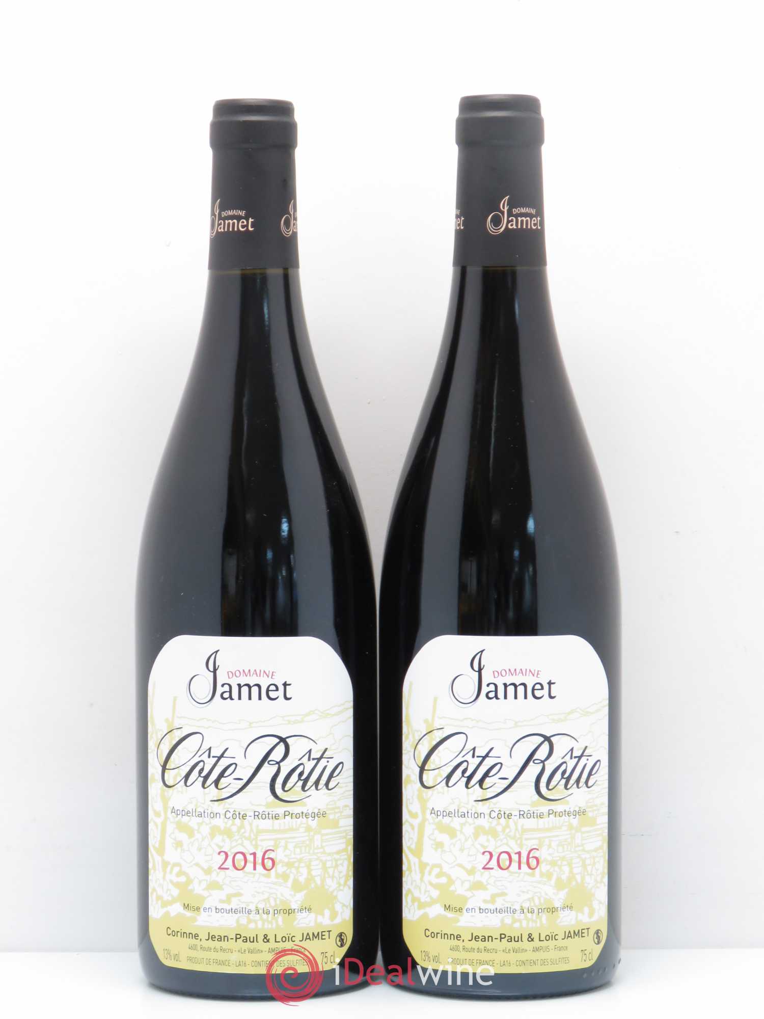 Côte-Rôtie Jamet (Domaine) 2016 - Lot de 2 bouteilles - 0