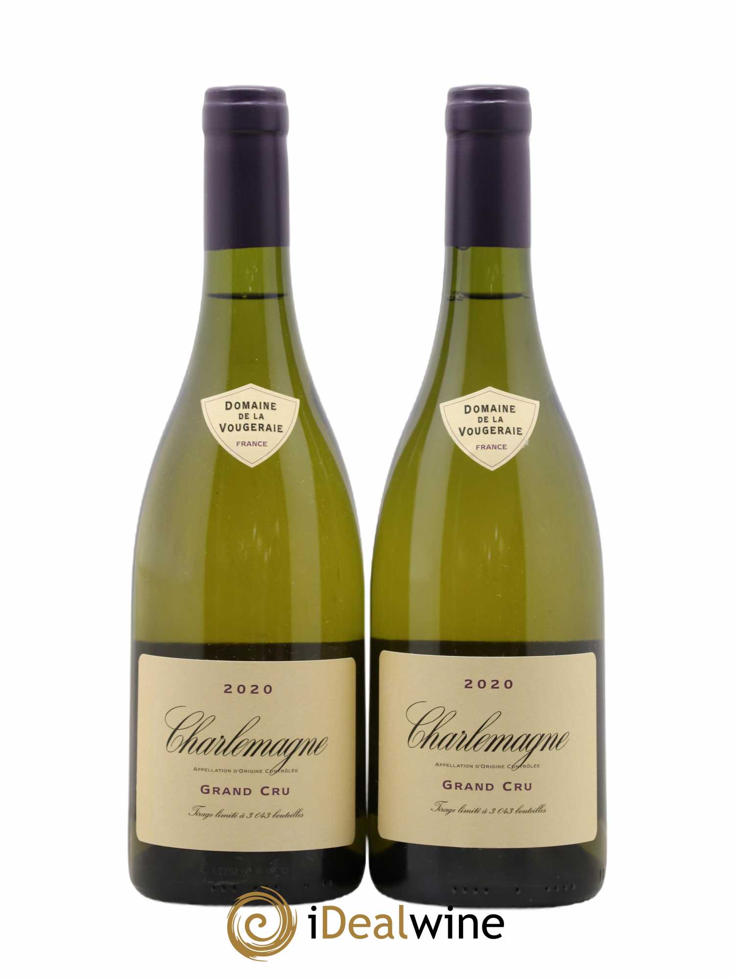 Corton-Charlemagne Grand Cru Le Charlemagne La Vougeraie 2020 - Lot de 2 bouteilles - 0