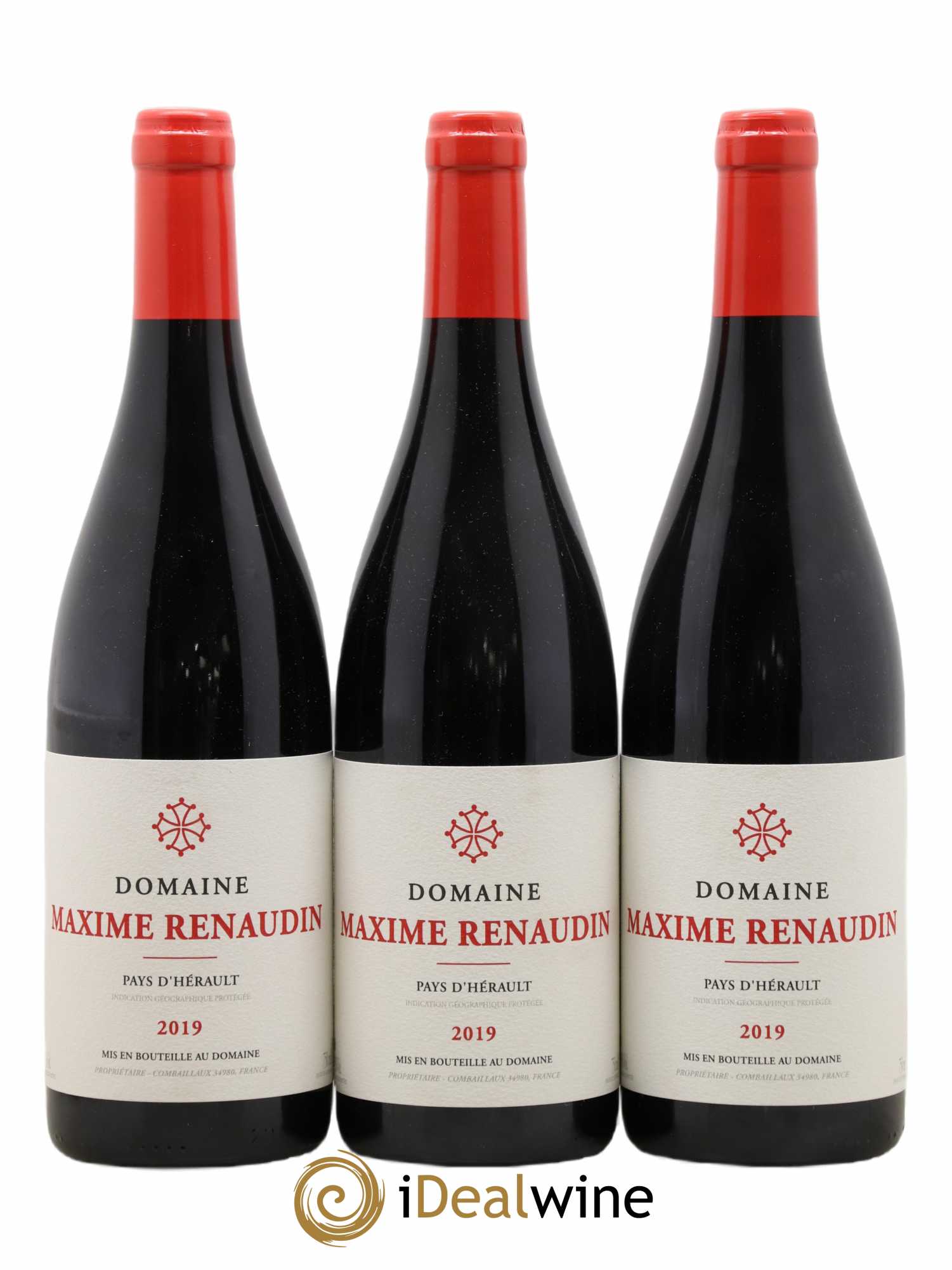 Pays d'Hérault Maxime Renaudin 2019 - Lot de 3 bouteilles - 0